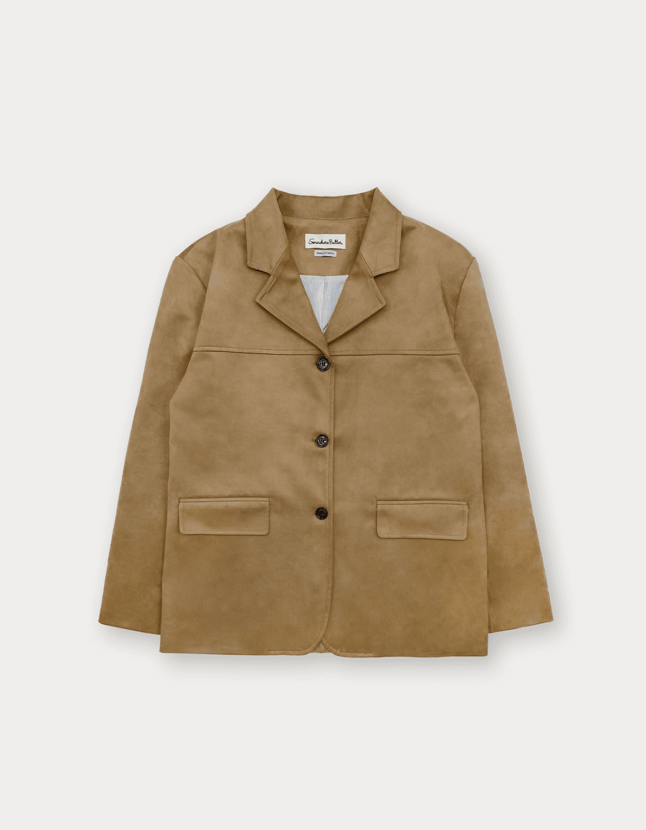 Carmel Suede Jacket - Beige