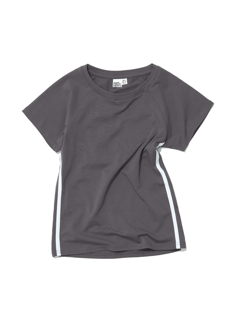 NUMBERING PRINTED TEE_CHARCOAL