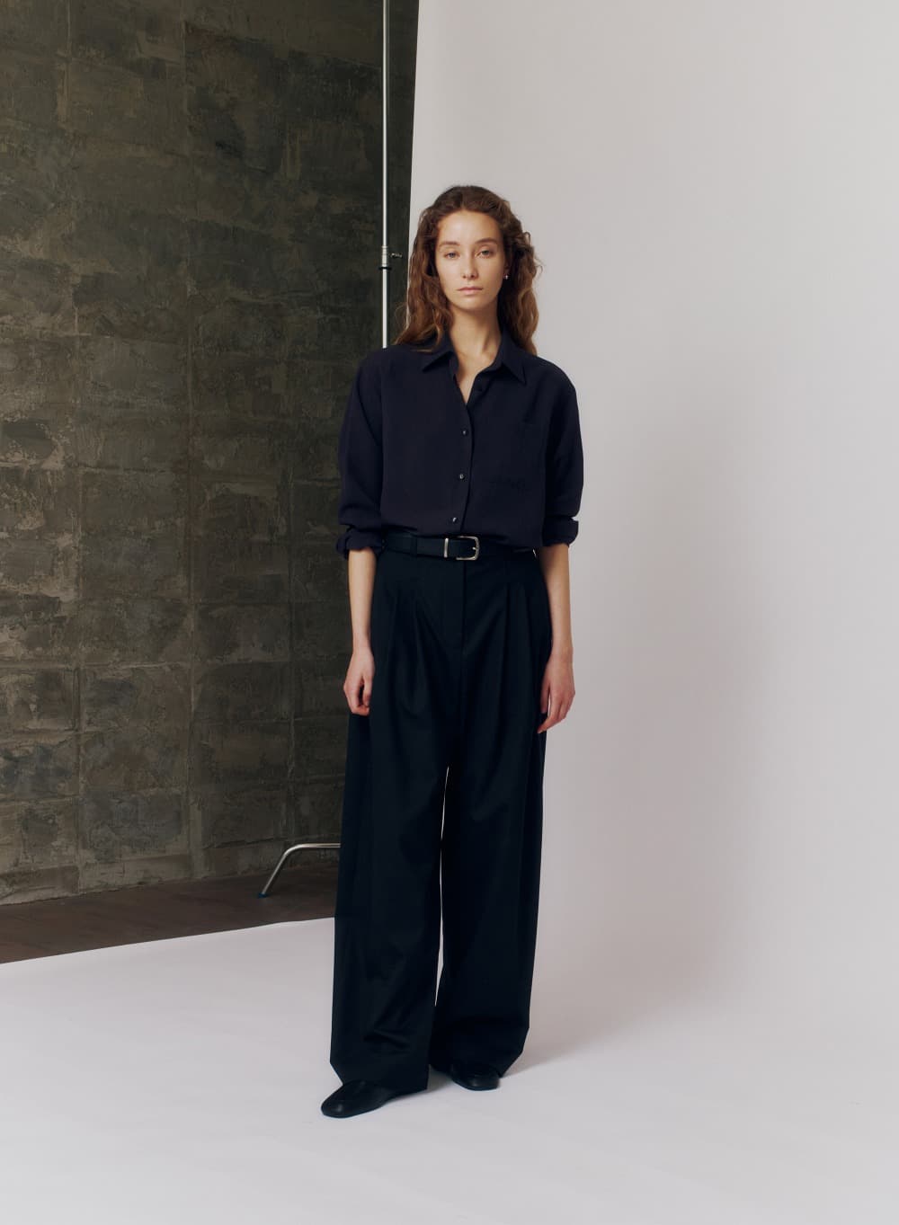 Margot Curved Pants Black
