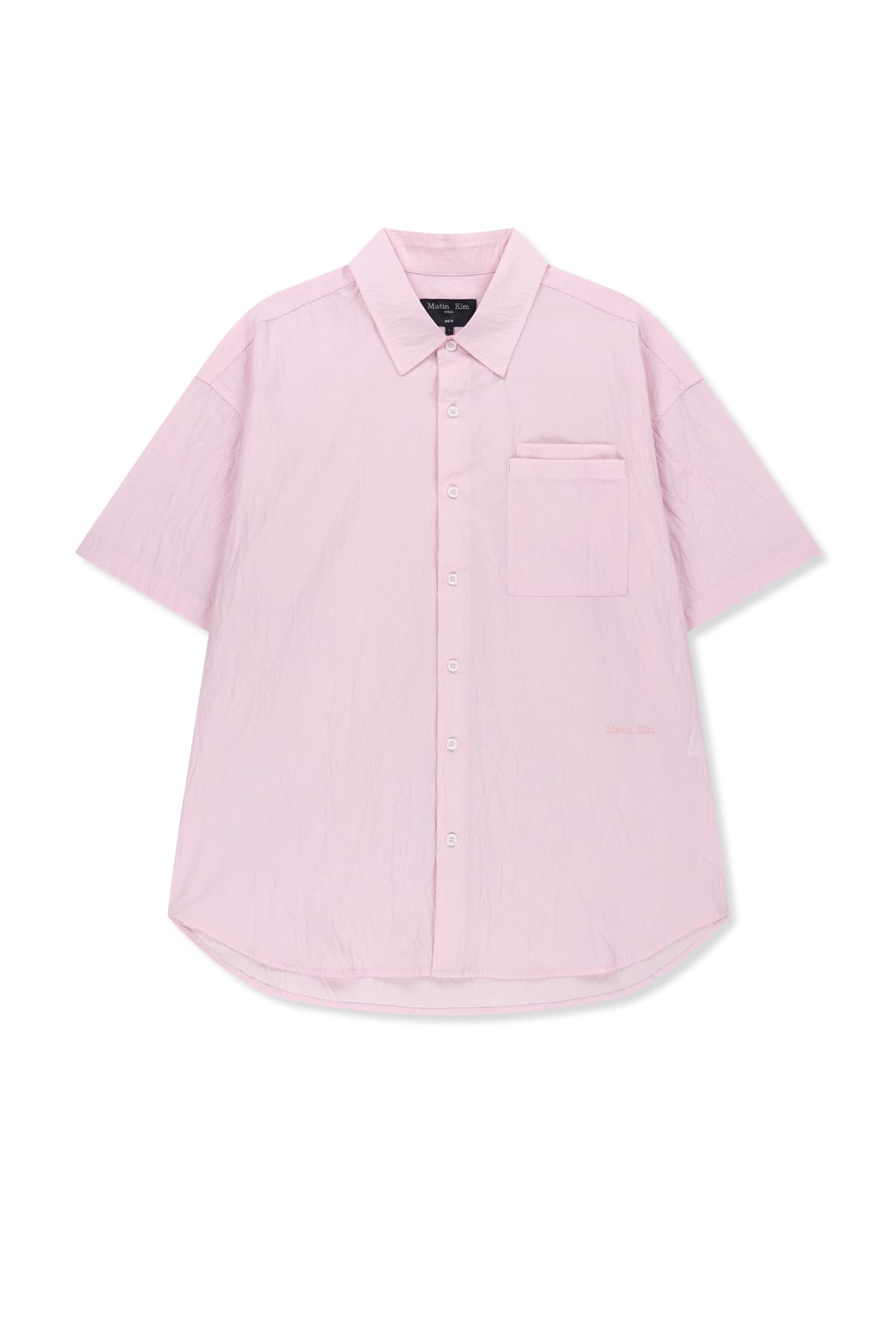 SMALL LOGO OVER FIT SHIRT FOR MEN IN PINK