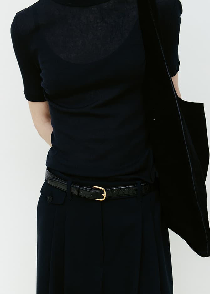 CLASSIC COTTON TOP by JAPANESE FABRIC [NAVY]