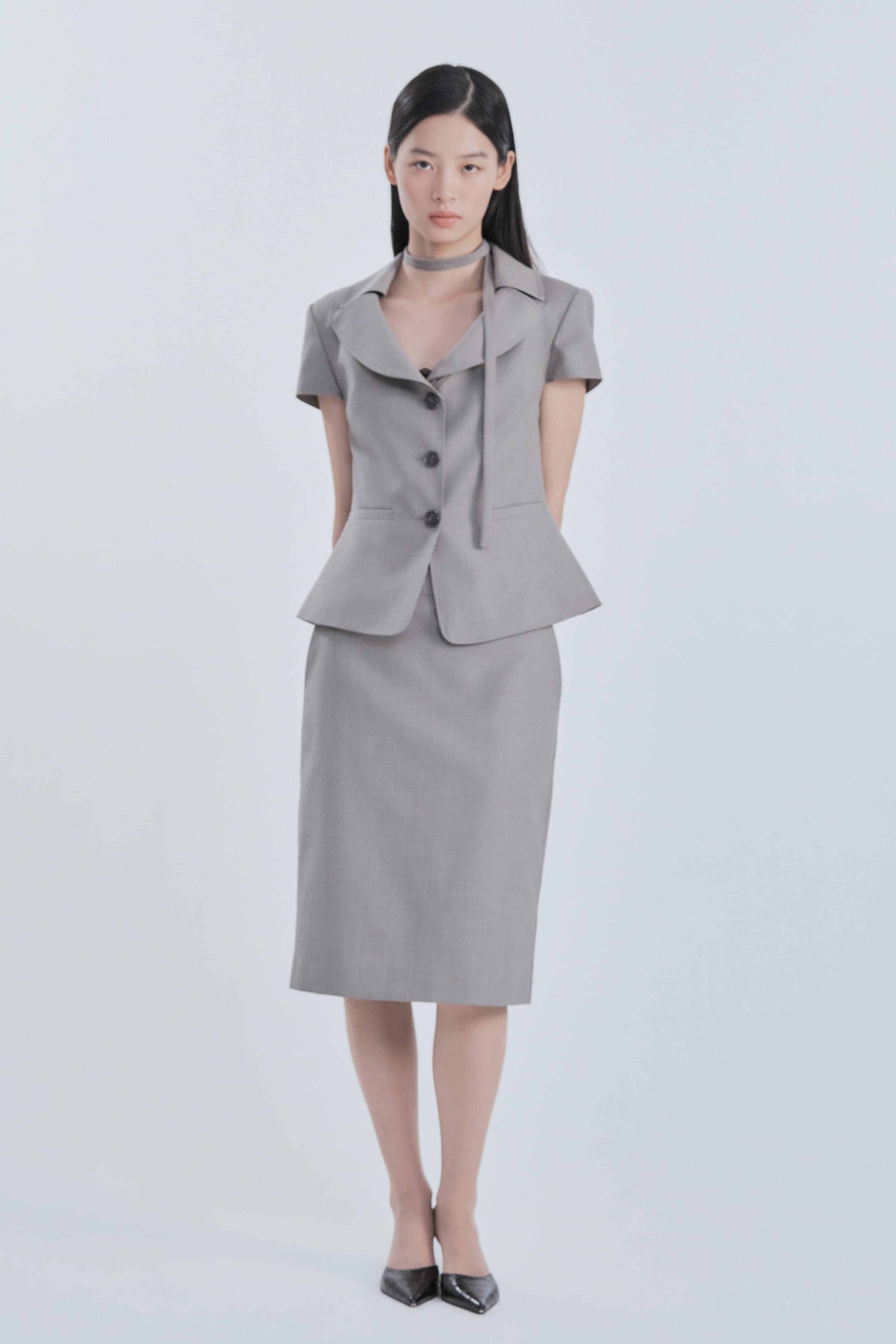 MAC Suit Jacket - Ash Beige