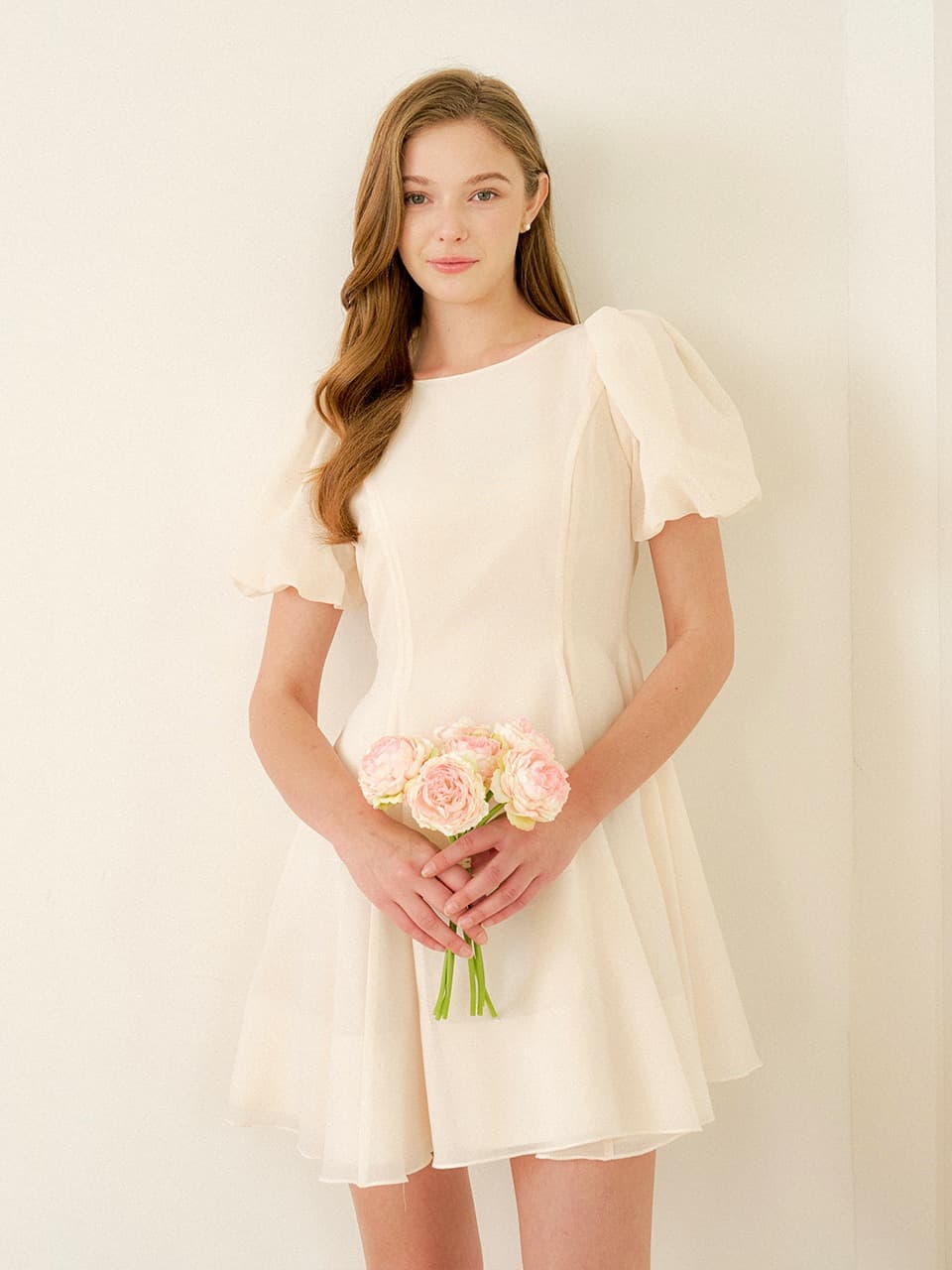 Roman Fairy Mini-Dress / Ivory(2color)