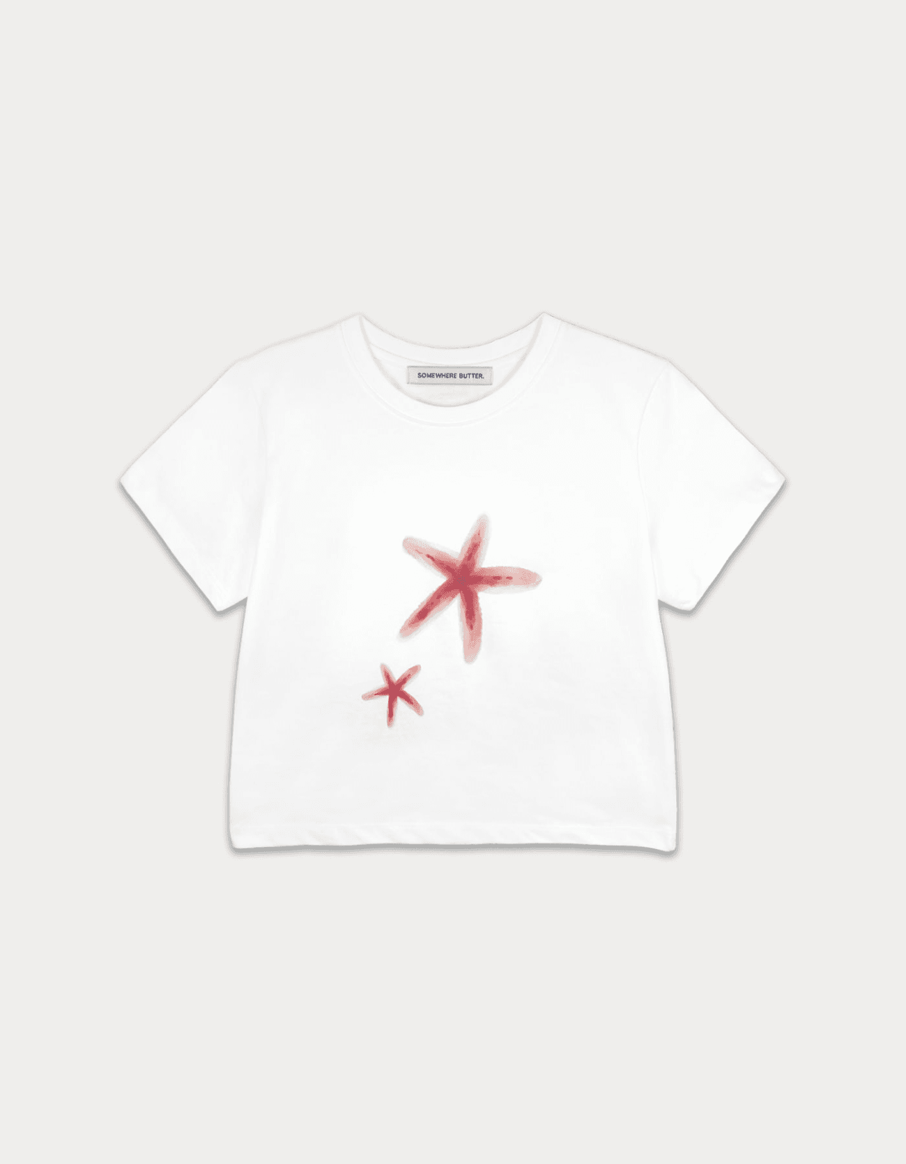 2nd / Starfish crop top - red starfish