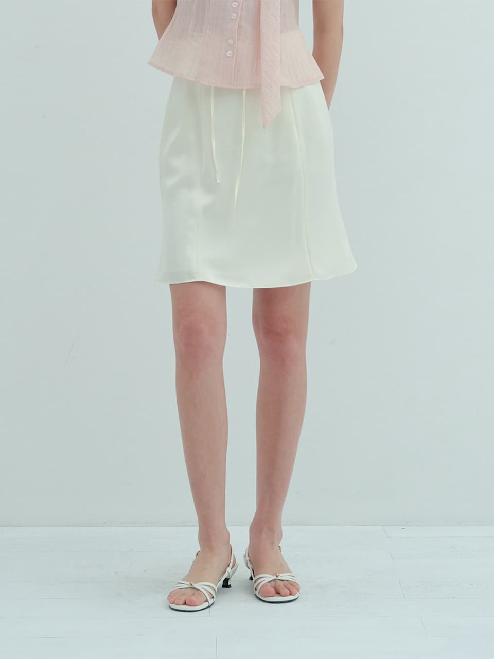 Tulip Satin Skirt(2Color)