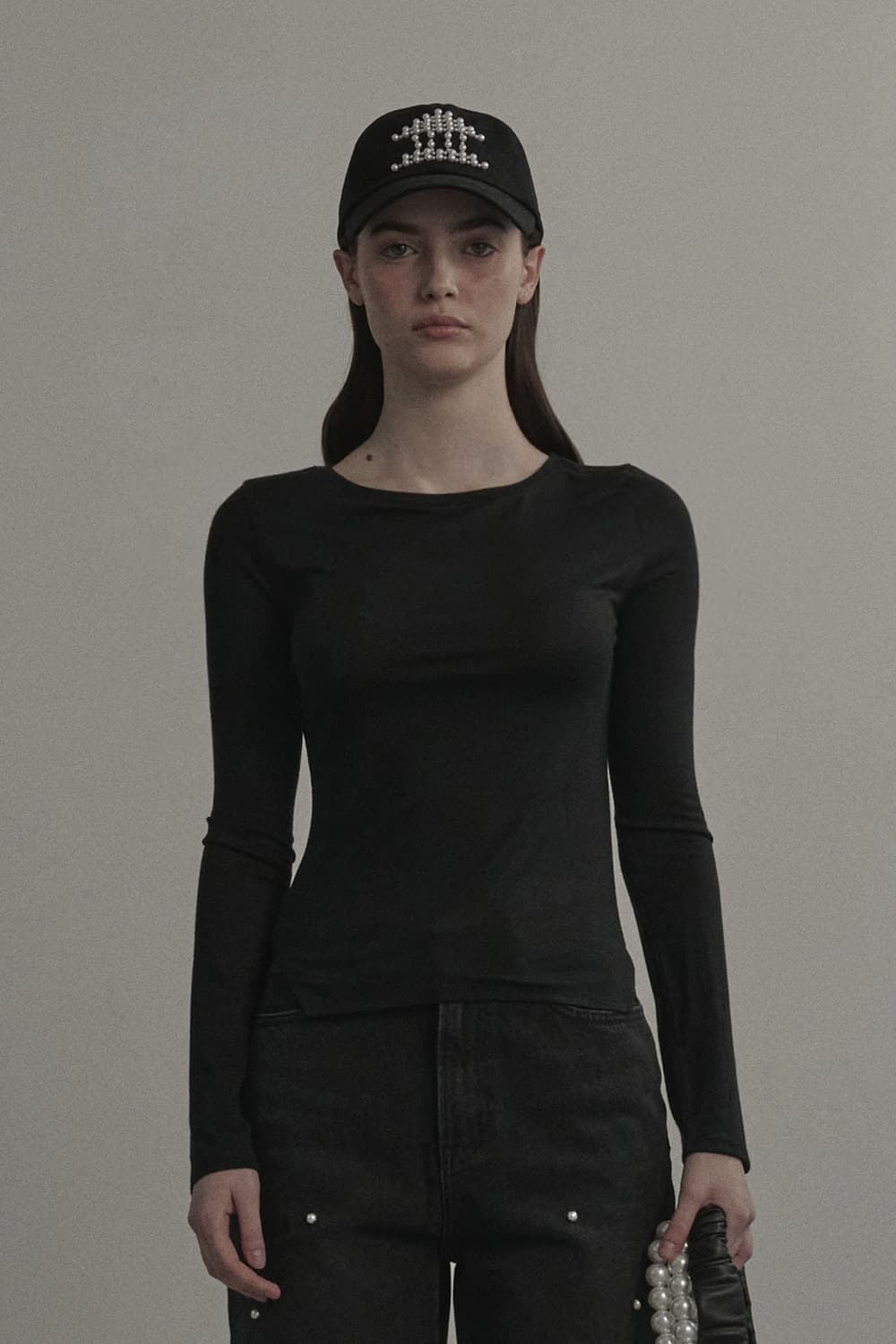Mist Slit T-Shirt - Black