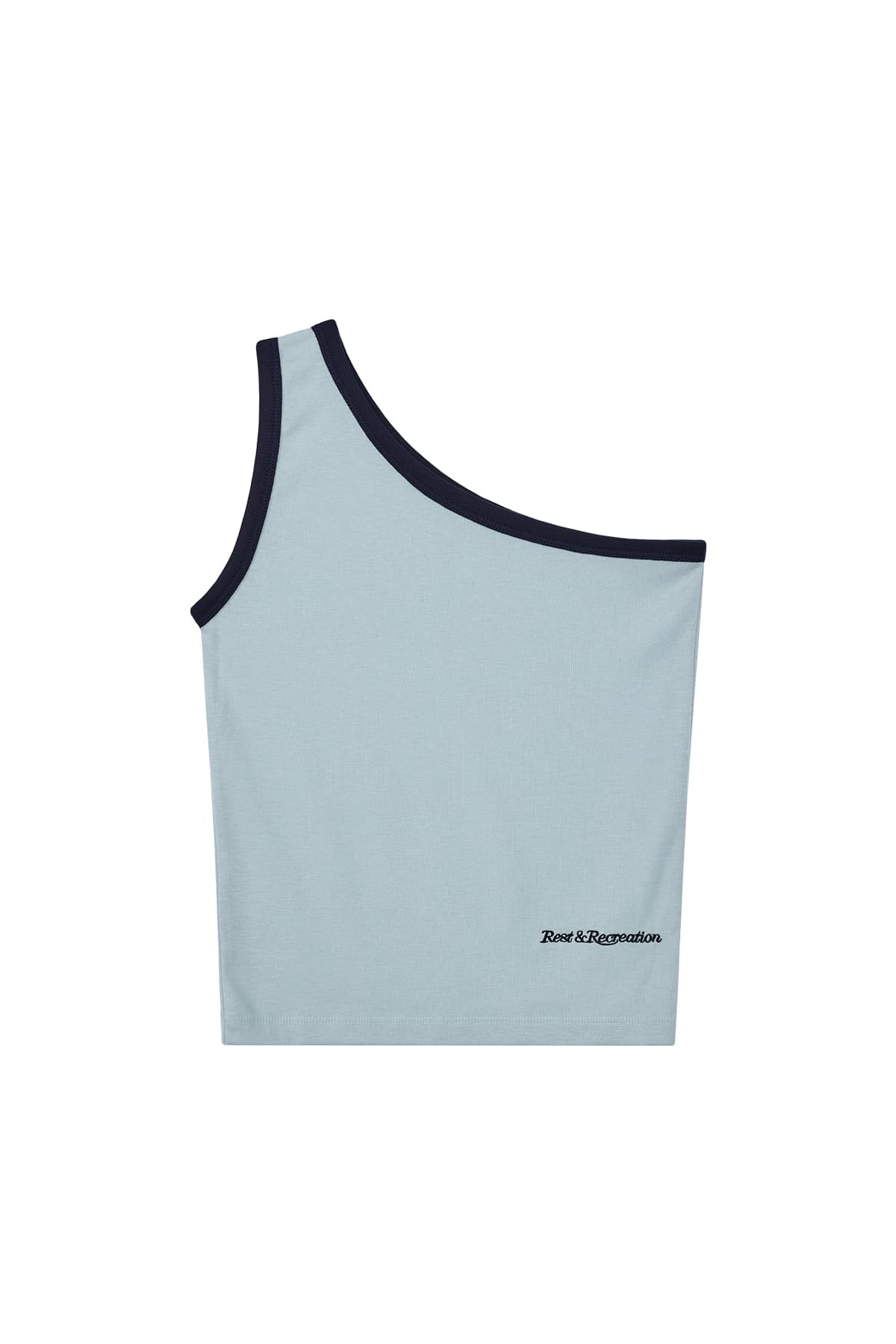 ONE SHOULDER SLEEVELESS - SKY BLUE