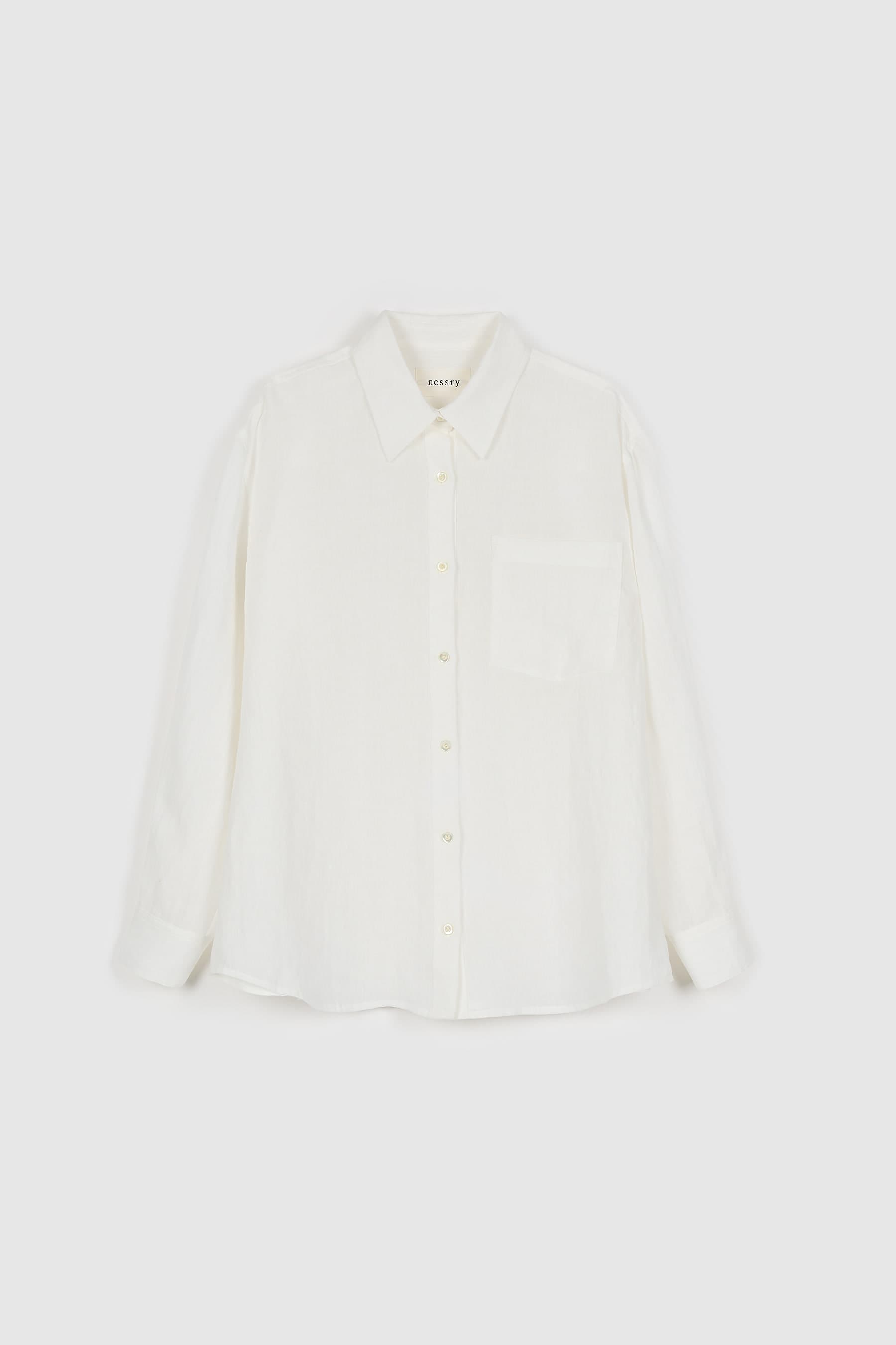 Pure Linen Shirt (White)