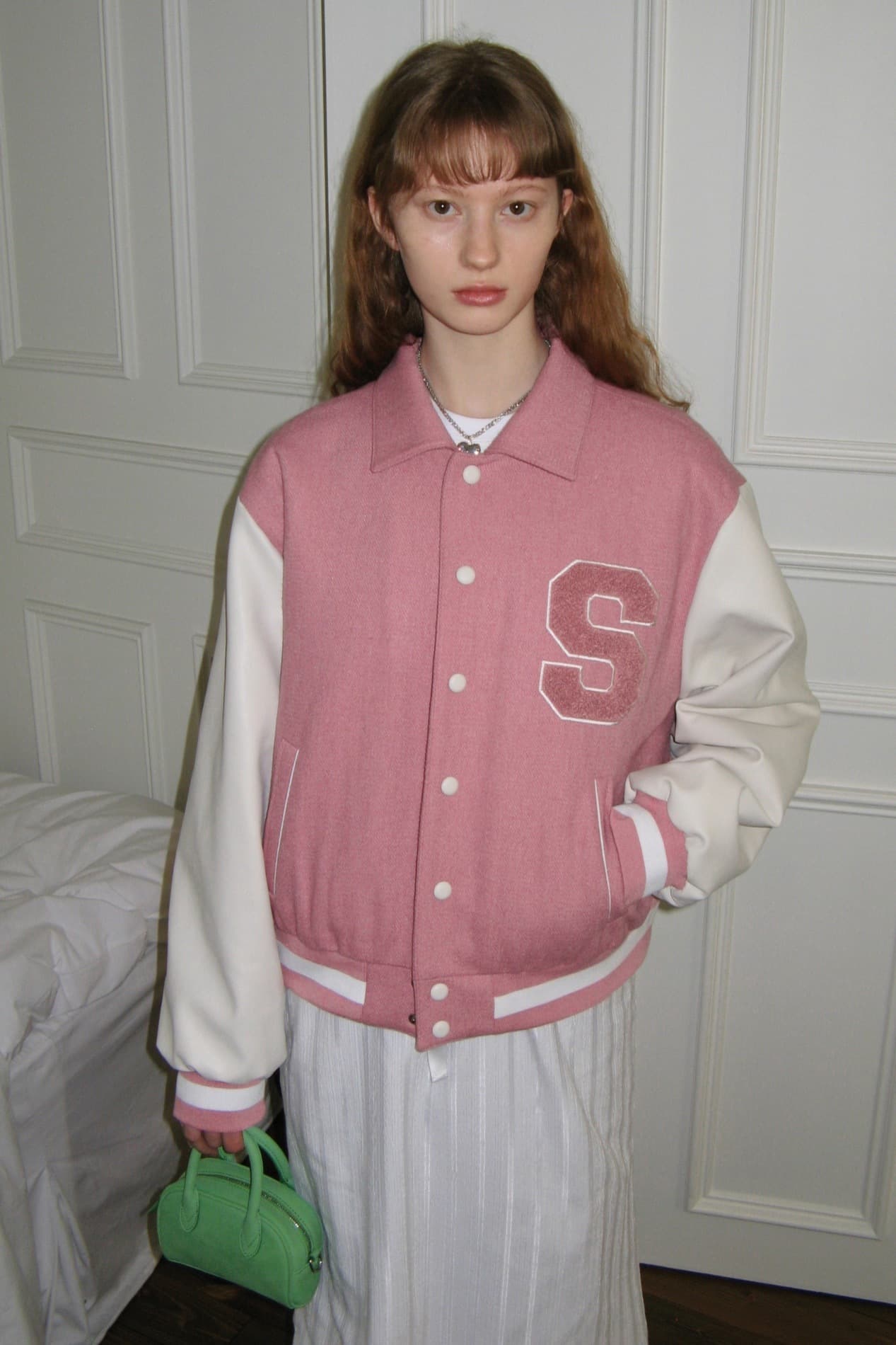 Classic Logo Award Jacket (Pale Pink)