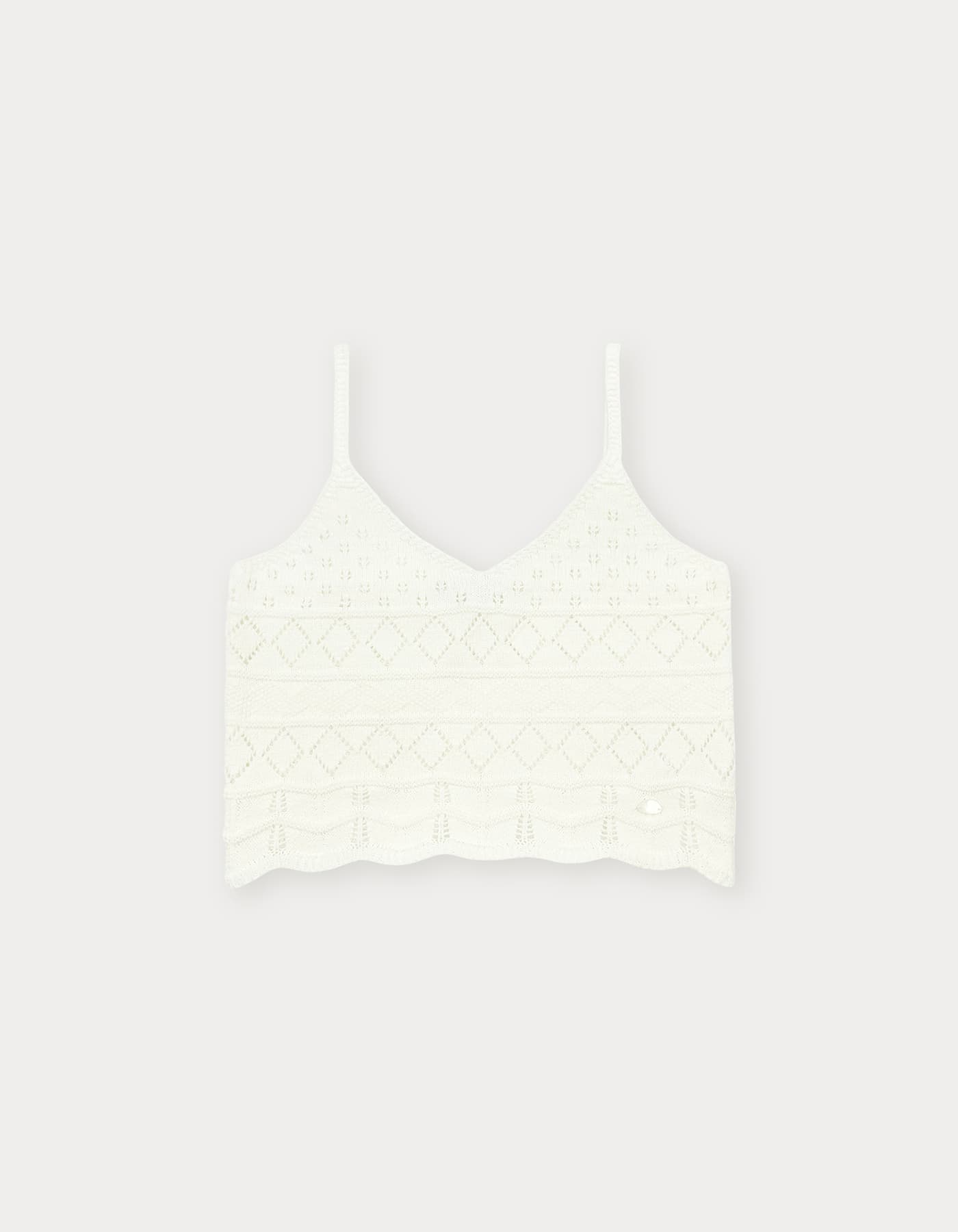 Plot Skashi Sleeveless Knit - Ivory