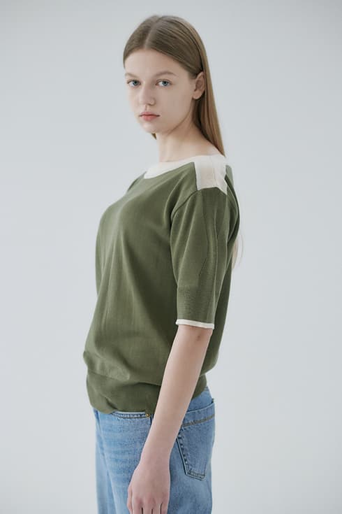 21N summer boatneck pullover [KA]