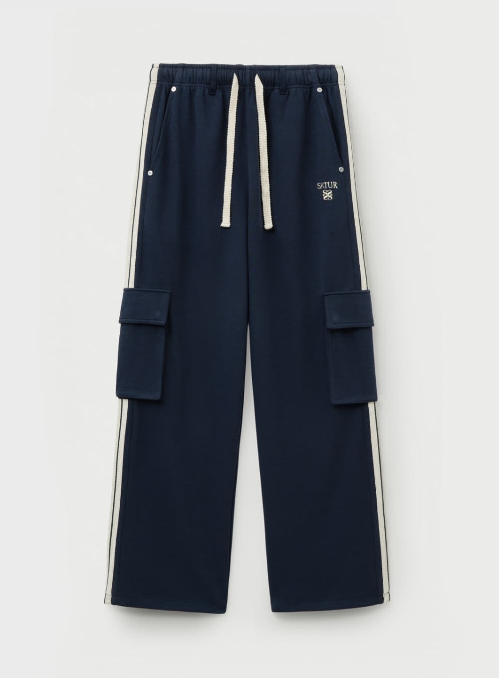 Lawton Cargo Track Pants - Navy