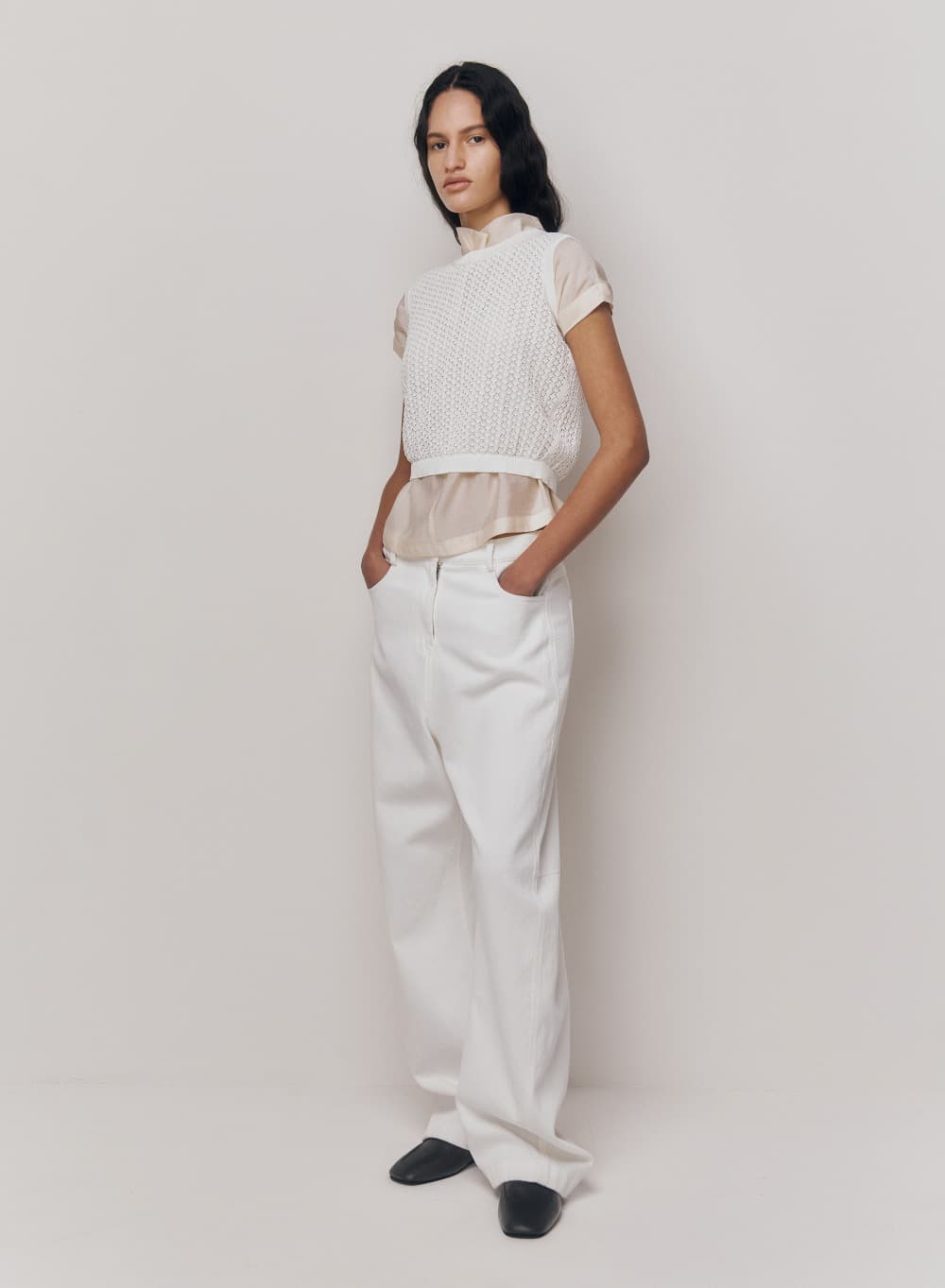 Acacia Vest White