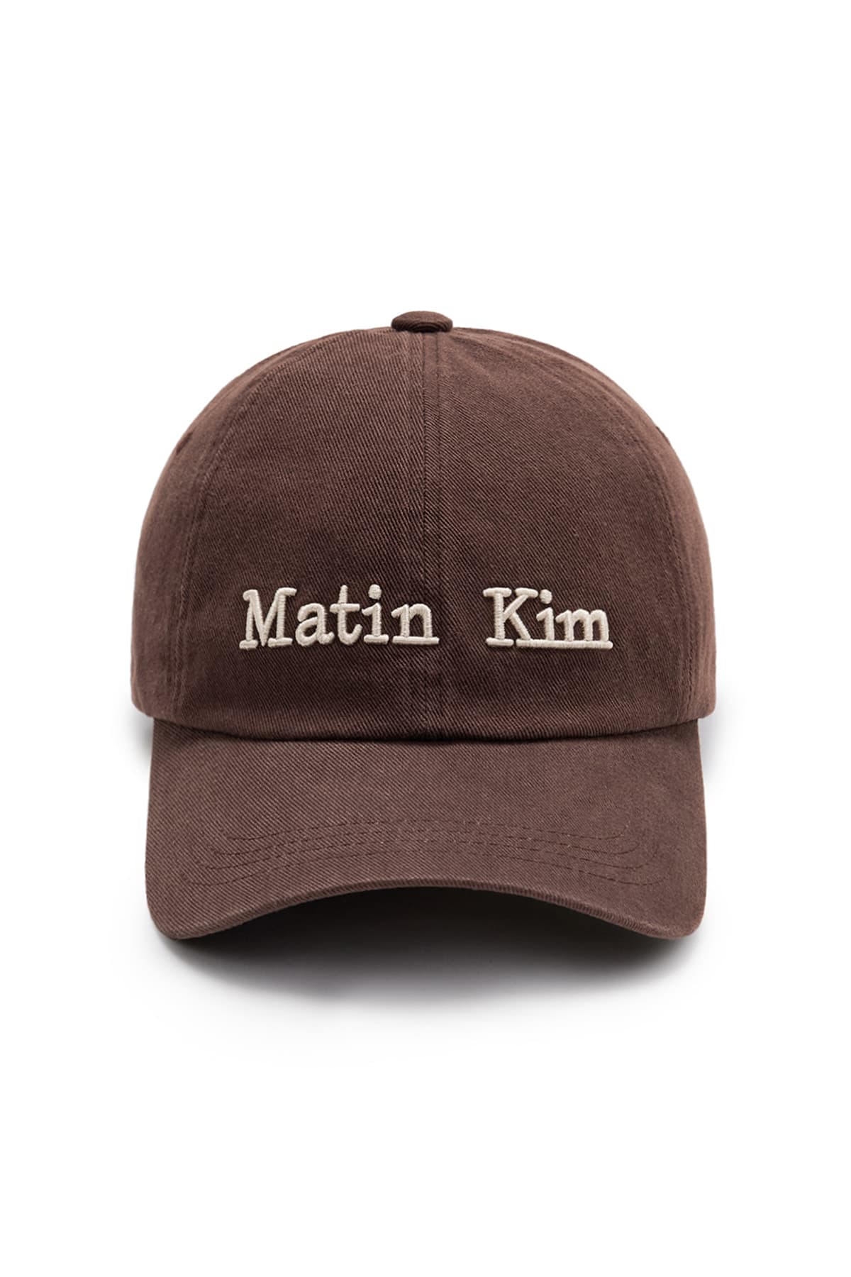 MATIN DUSTY CLASSIC LOGO BALL CAP IN BROWN