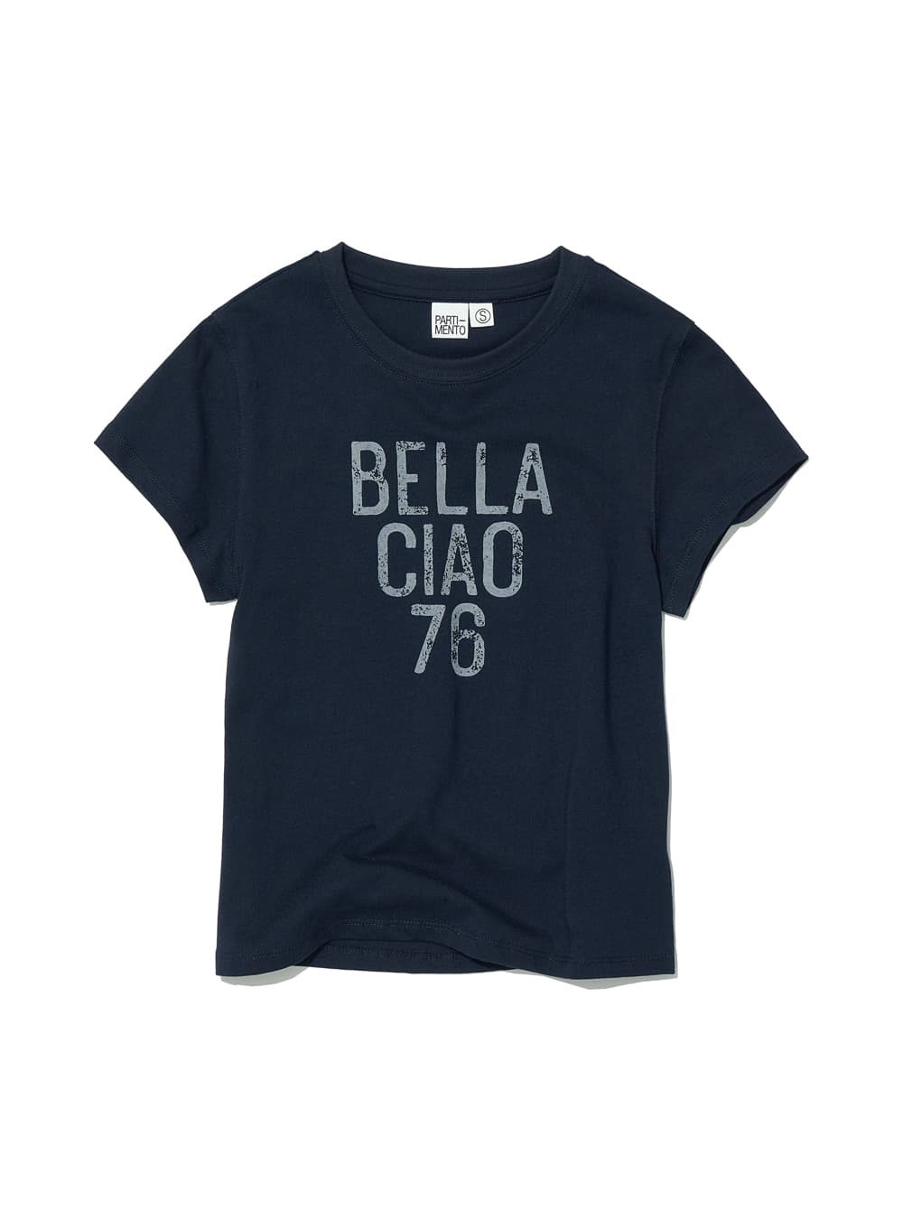 CIAO BELLA 76 PRINTED SHORT SLEEVE TEE_NAVY