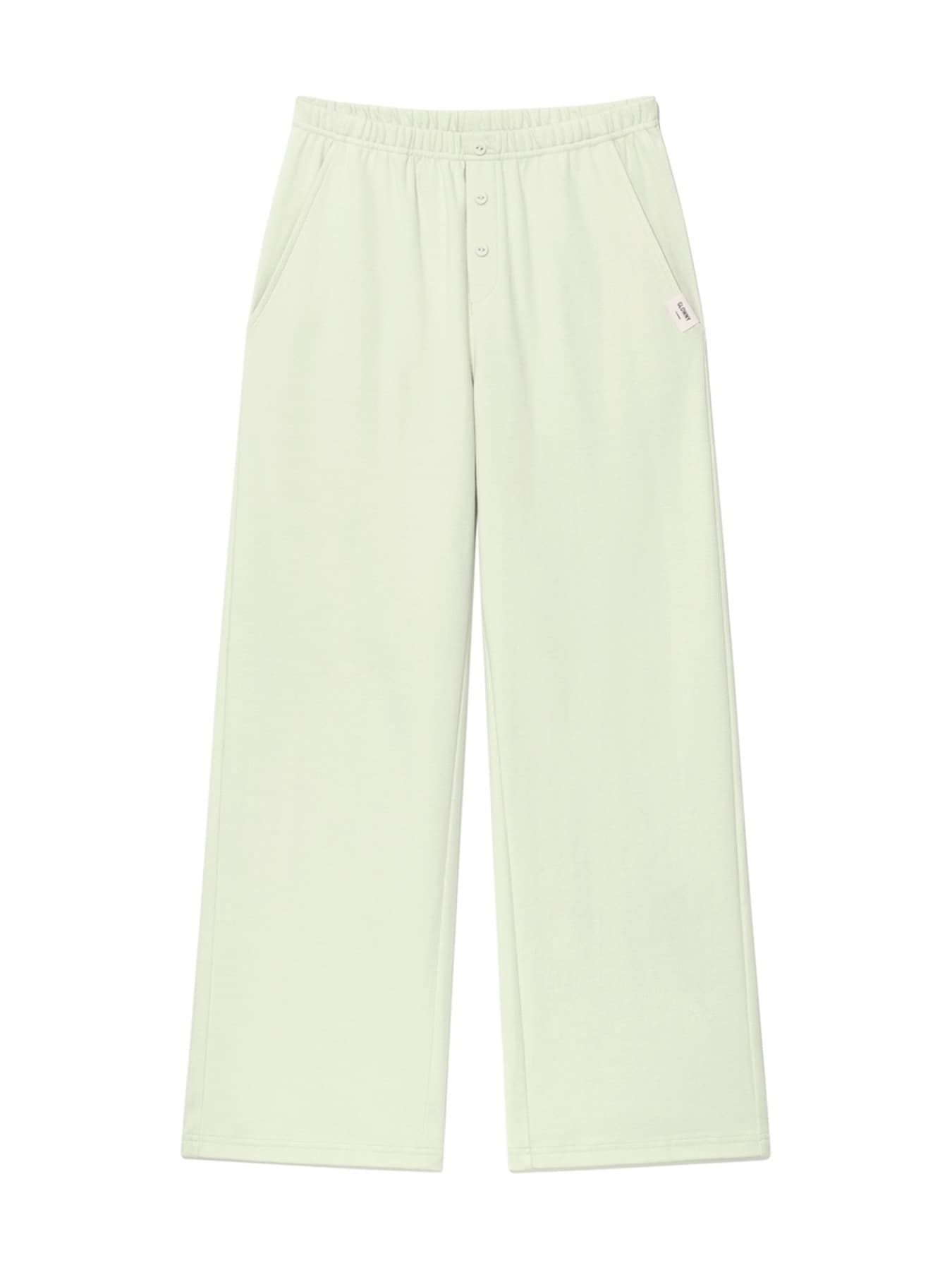 G BUTTON FLY PANTS (PISTACHIO)