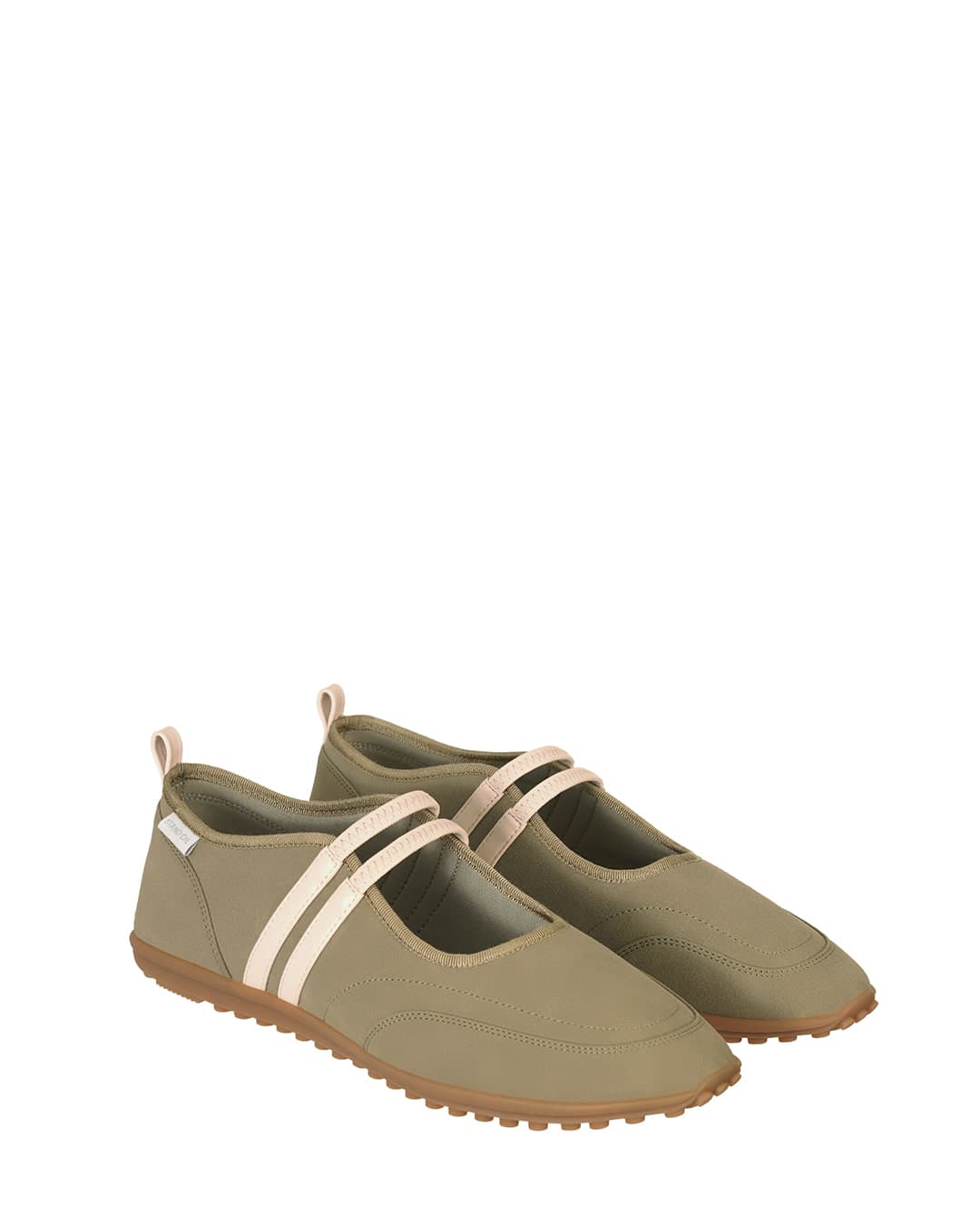 Strap Mary Jane Sneakers · 스트랩 메리제인 스니커즈 / 카키 콤비