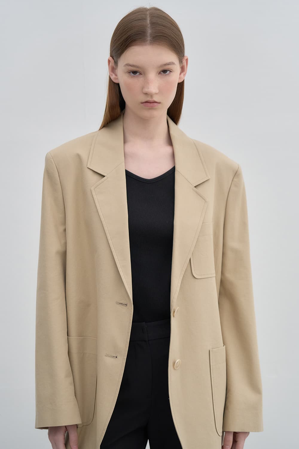 Vintage cotton jacket Beige [N6SJK03]