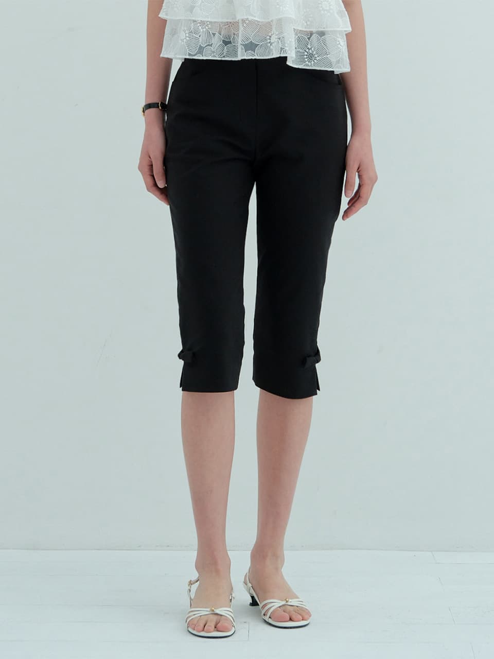Petit Ribbon Capri Pants