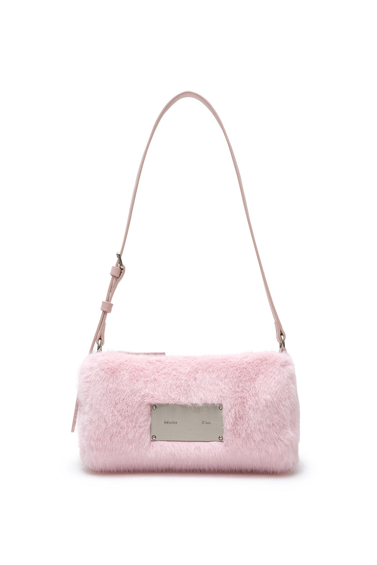 SOFT FUR MINI SHOULDER BAG IN PINK