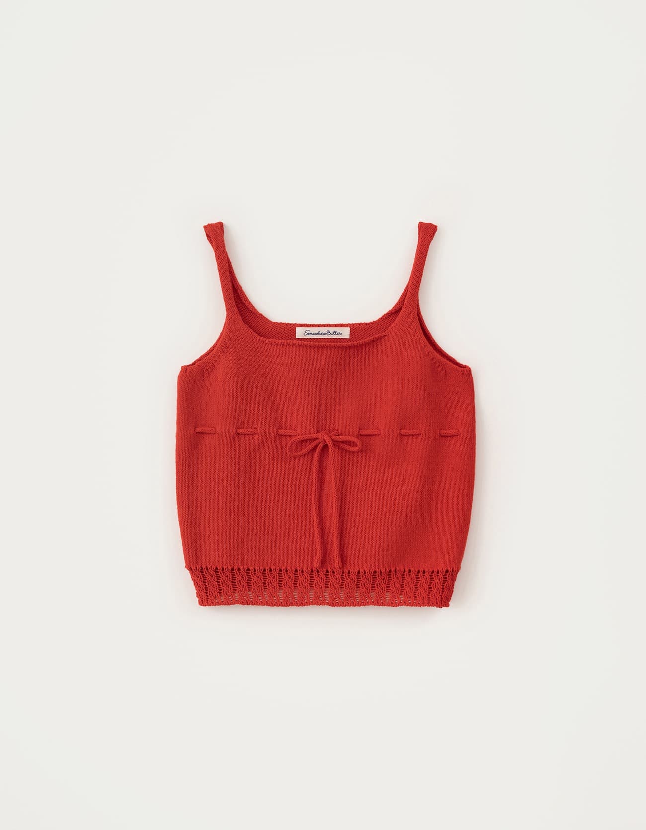 Poin Sleeveless Knit - Red