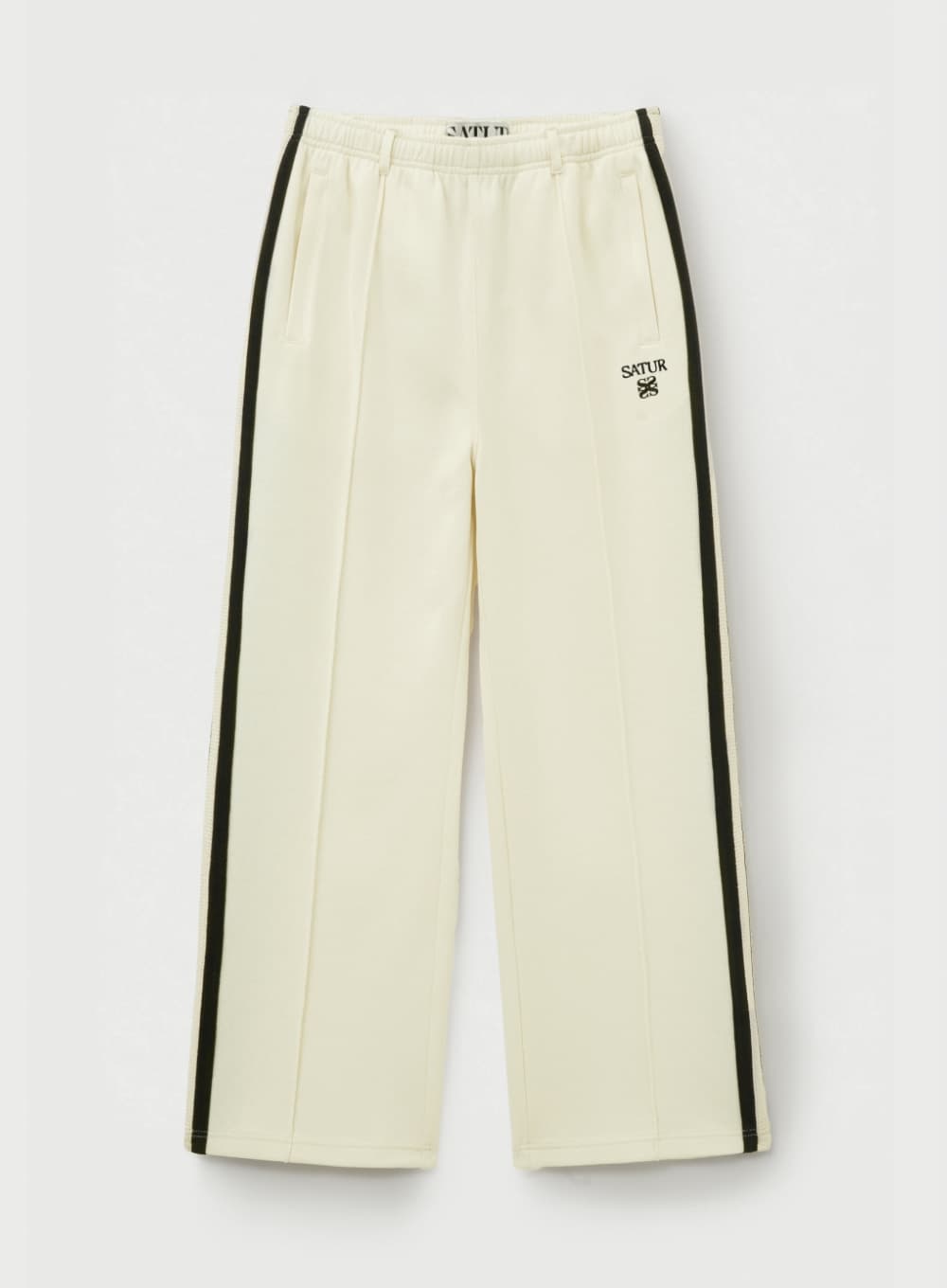 Lawton All Day Track Pants - Cream Black