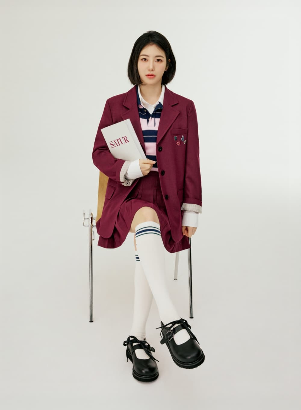 Luna Strap Mary Jane Loafer - Black