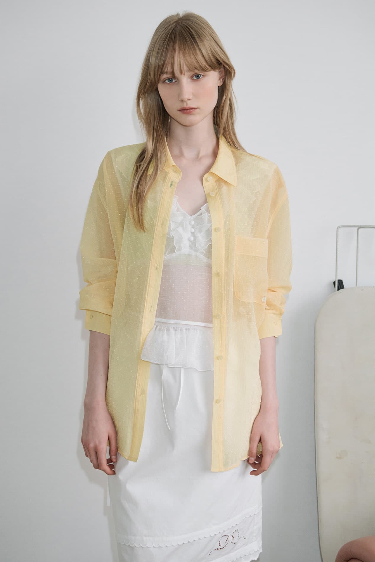Sheer Glow Shirt (Yellow)