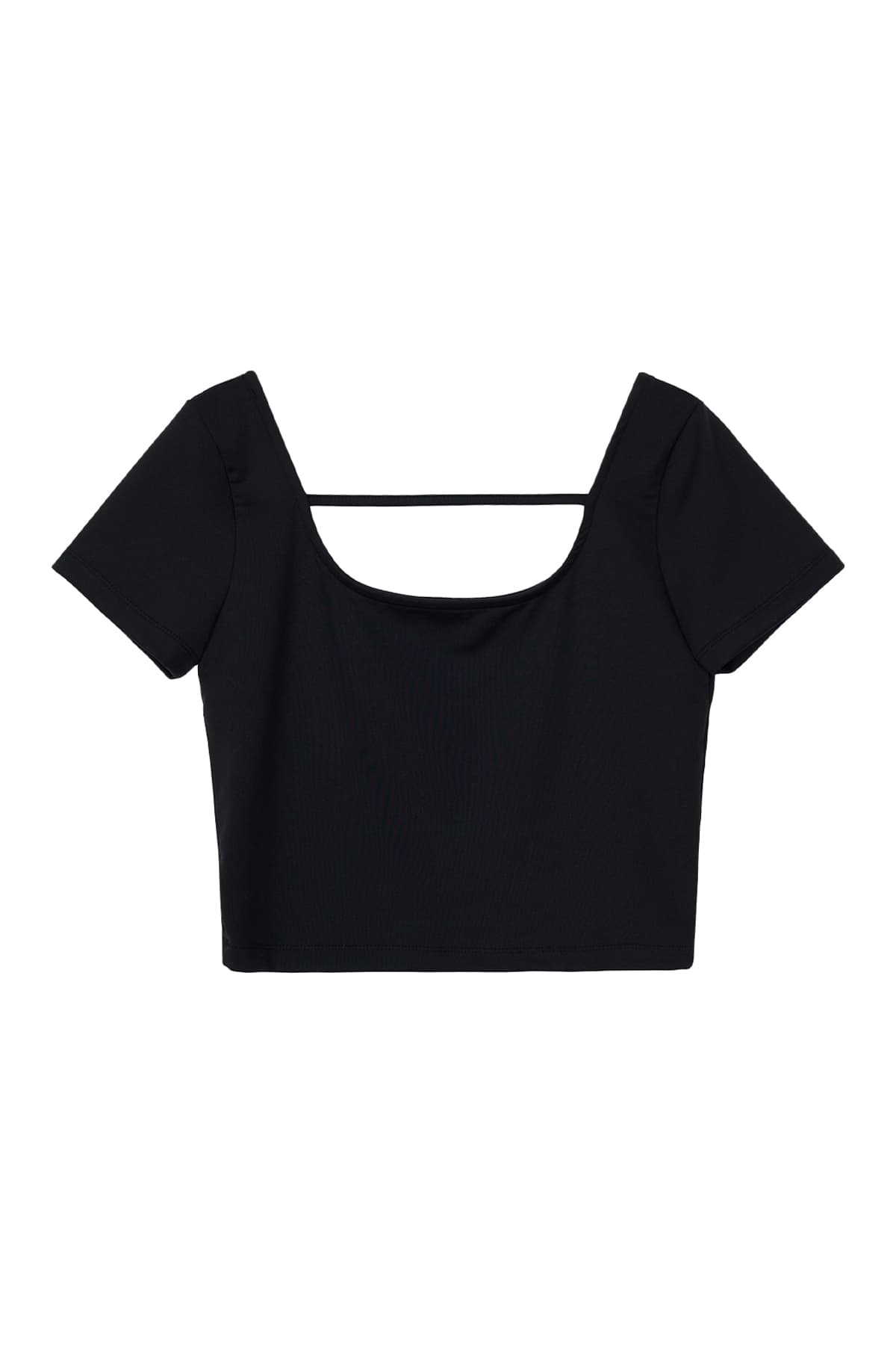 RR STRAP CROP TOP - BLACK