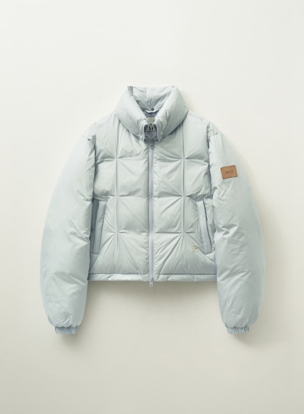 (W) Orta 2-Way Collar Duck Down Padding - Light Gray