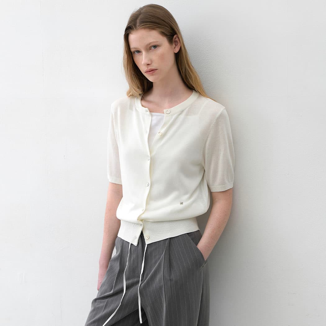 (Z-CD-2203)ESSENTIAL DIENE CARDIGAN