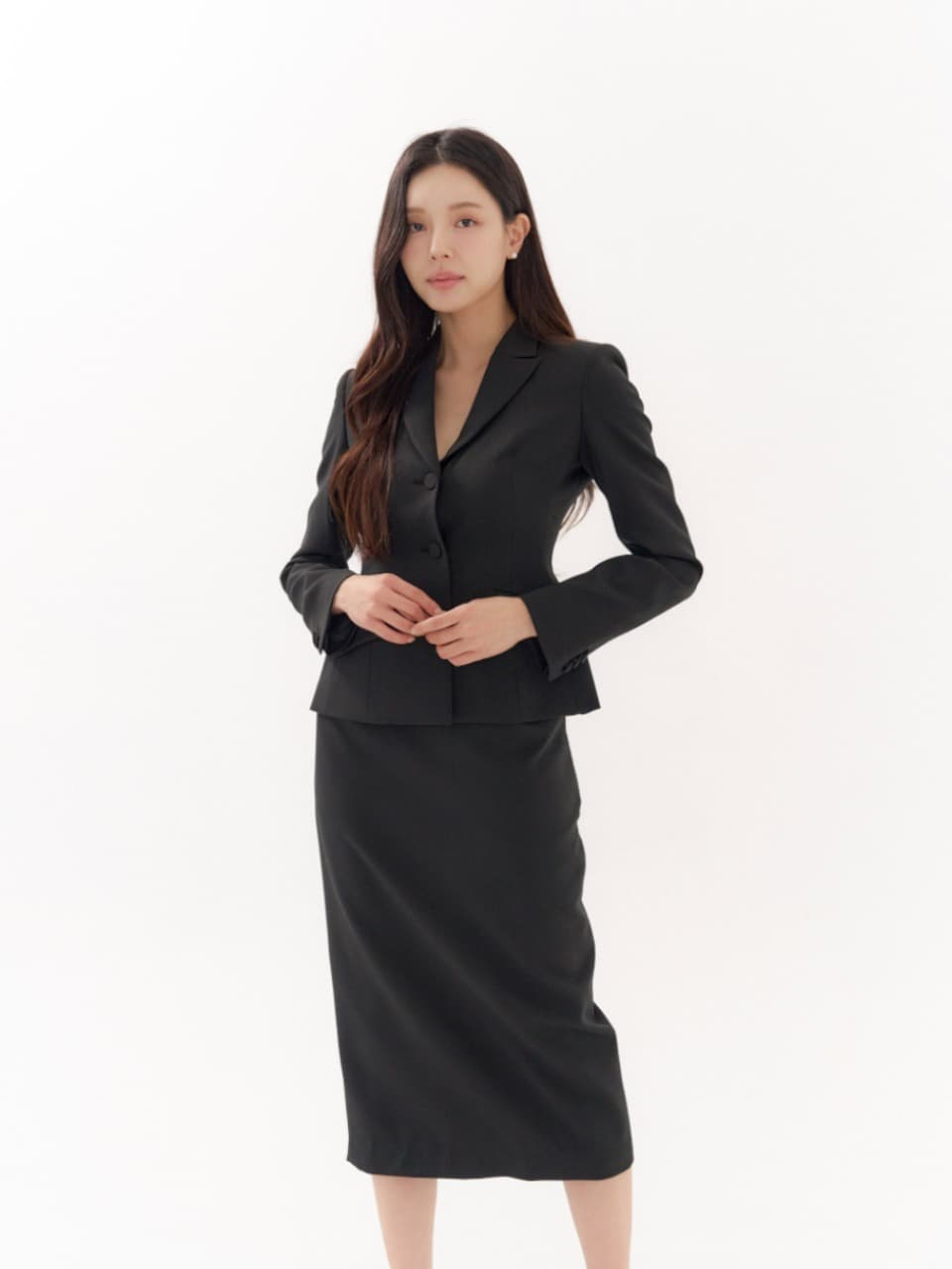 Signature Slim Skirt/ Black