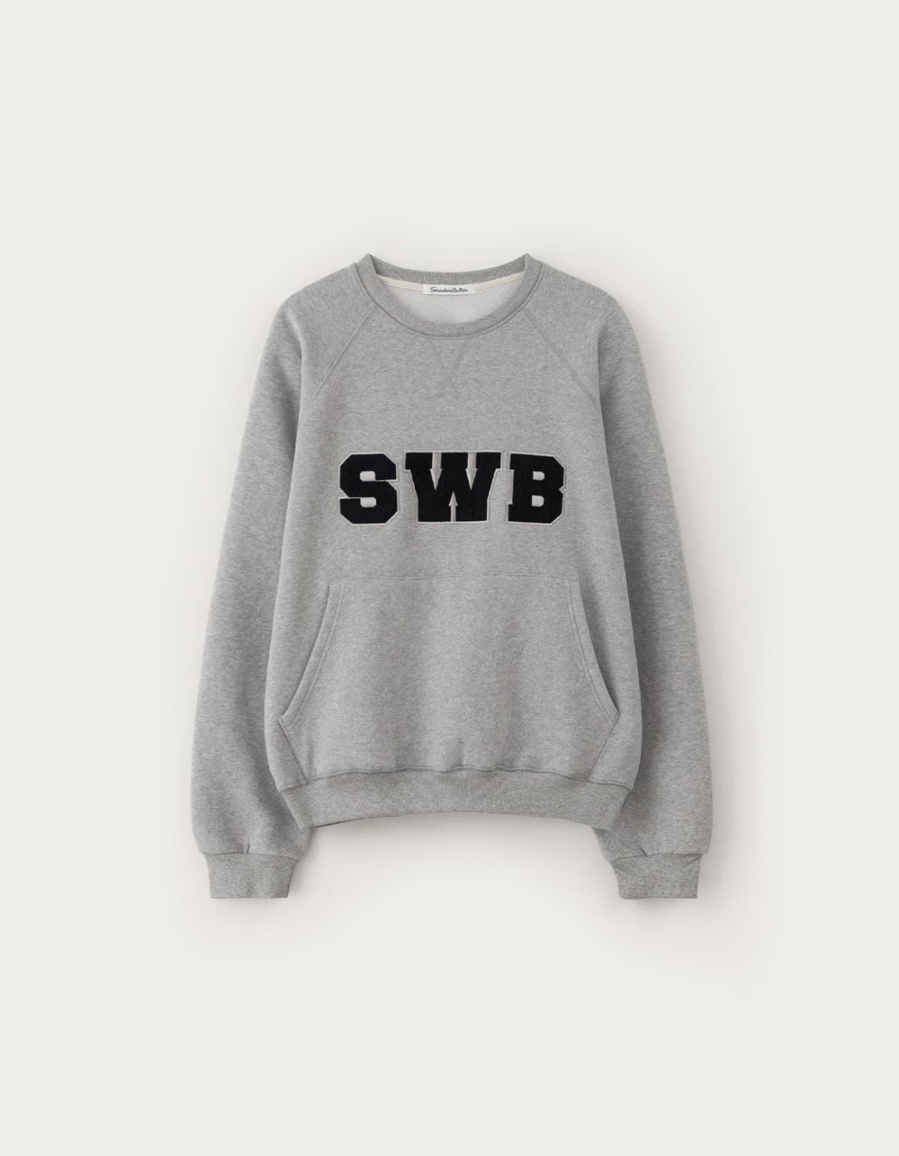 SWB Corduroy Logo Sweatshirt - Grey