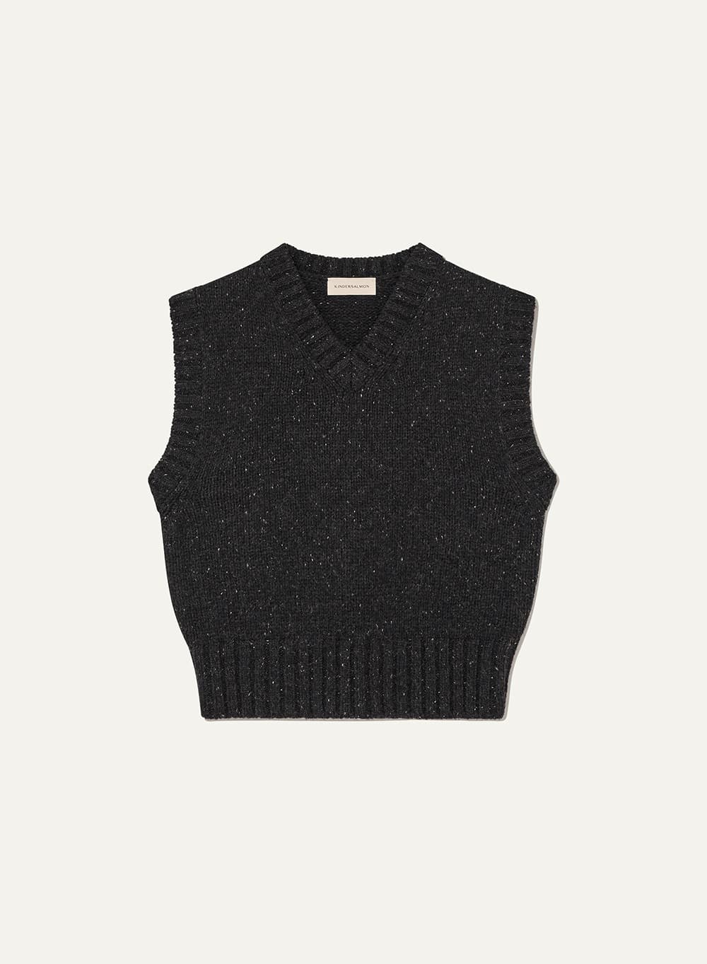 Olivier Vest Black-Melange