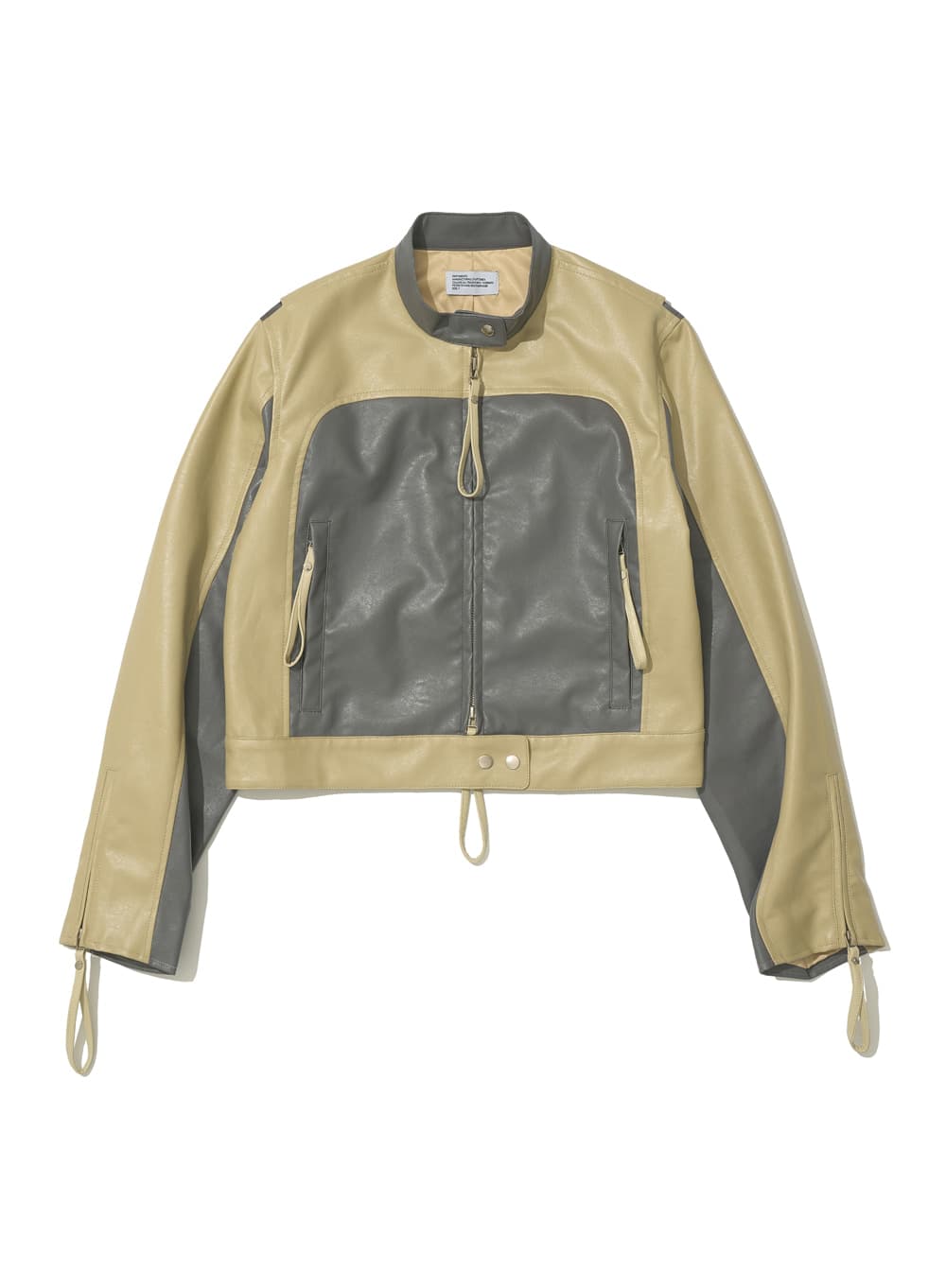 MULTI CAFE RACER JACKET_PASTEL BLUE