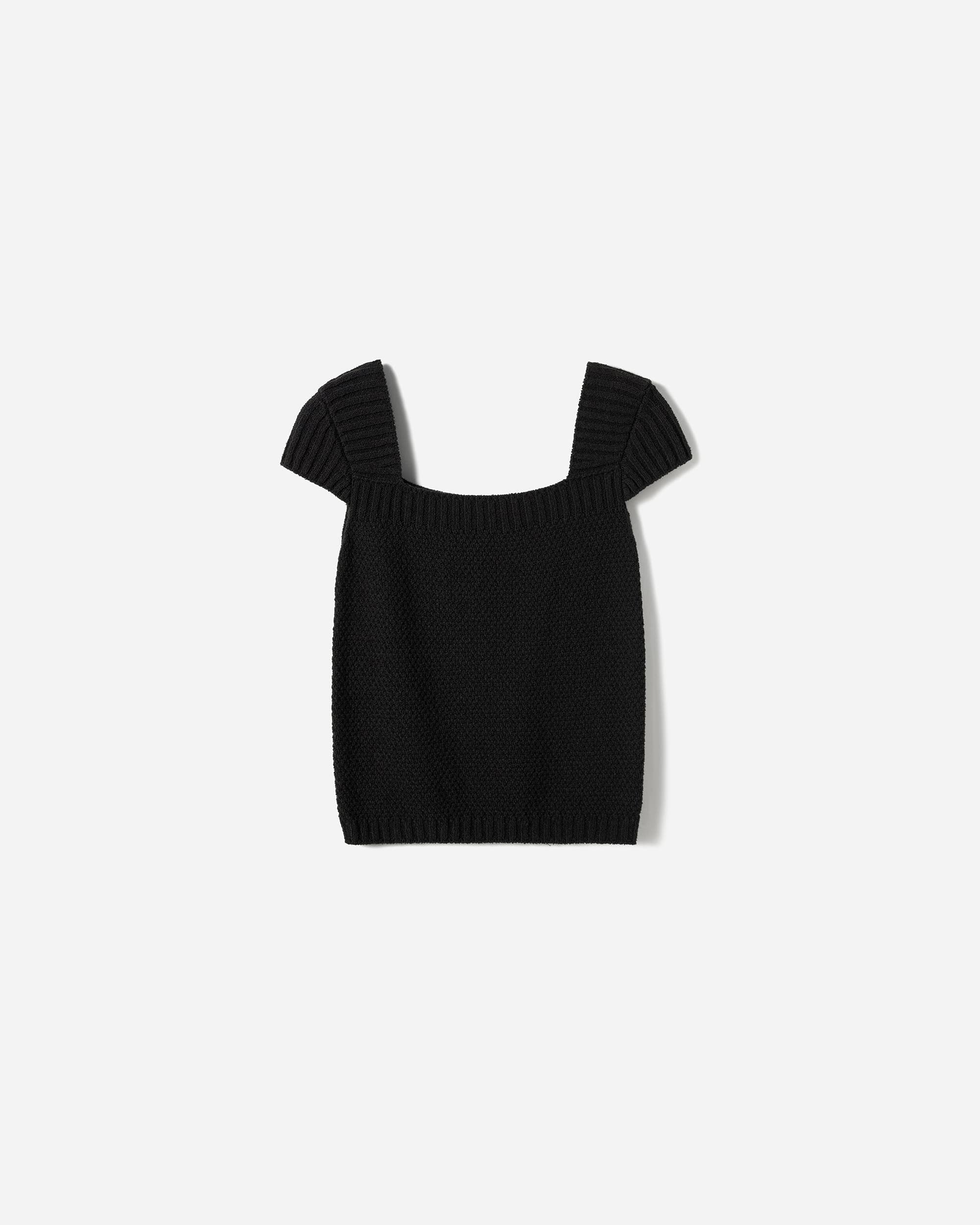 Emily Cap-Sleeve Pullover Knit