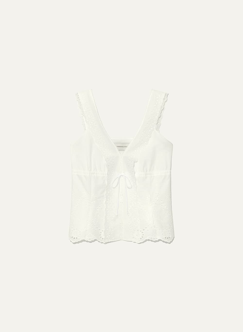 Claire Lace Sea Blouse White