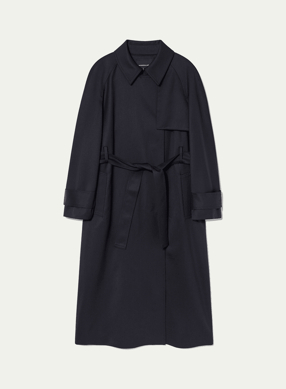 Simple Trench Coat Navy
