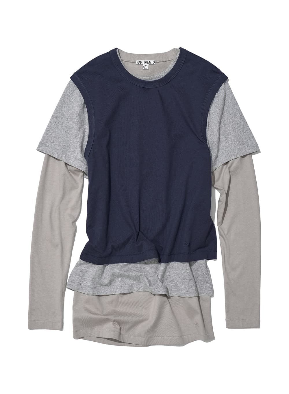 (SET) 3 IN 1 ESSENTIAL LAYERED TEE_NAVY