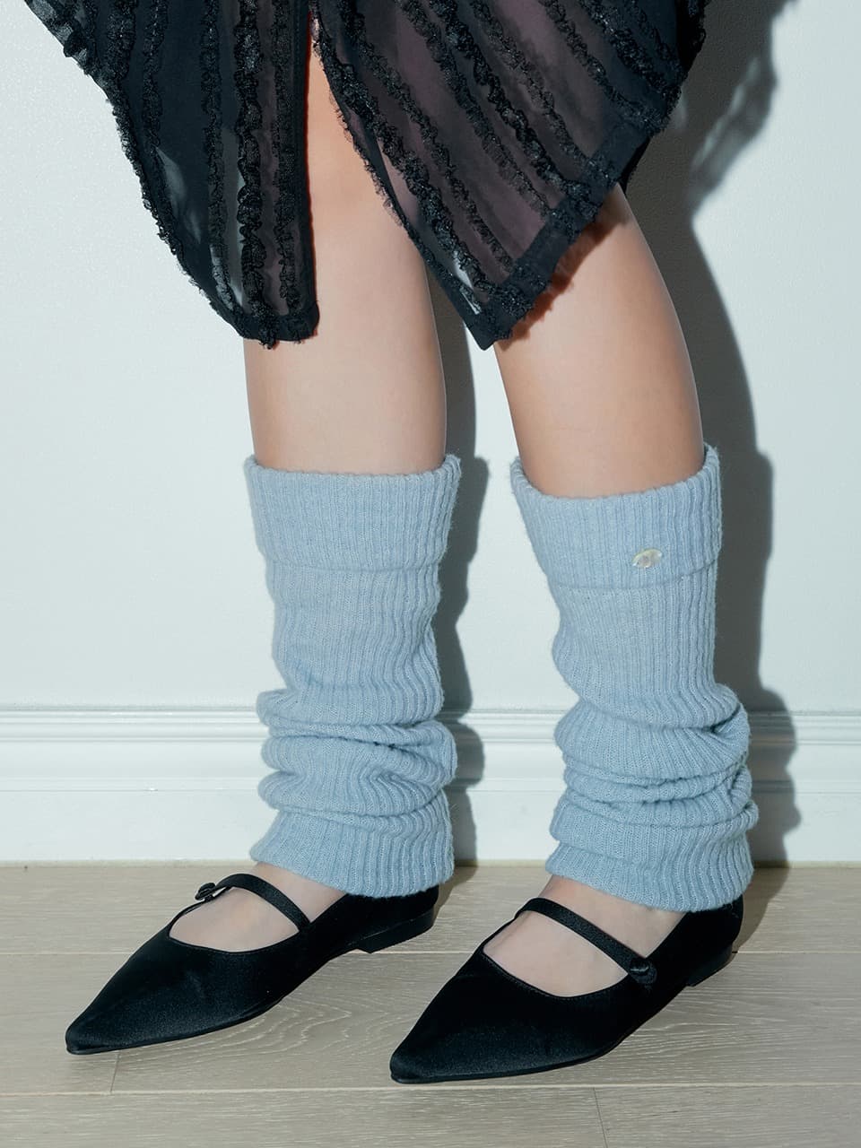 COZY LOOSE LEG WARMER (LIGHT BLUE)
