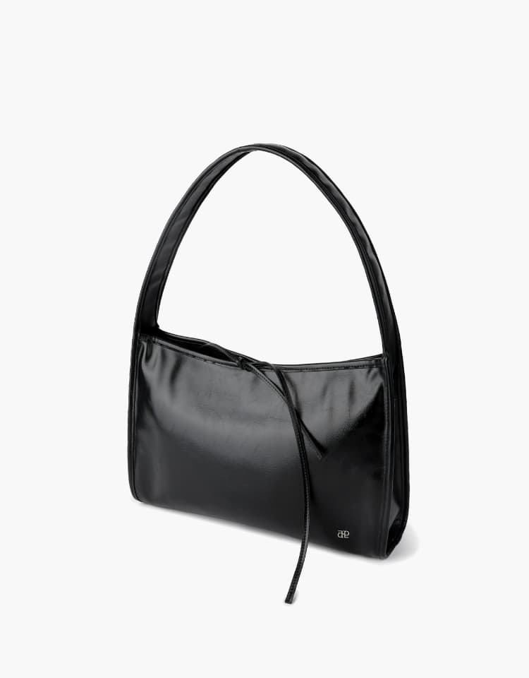 square bag (shoulder) - black (L)