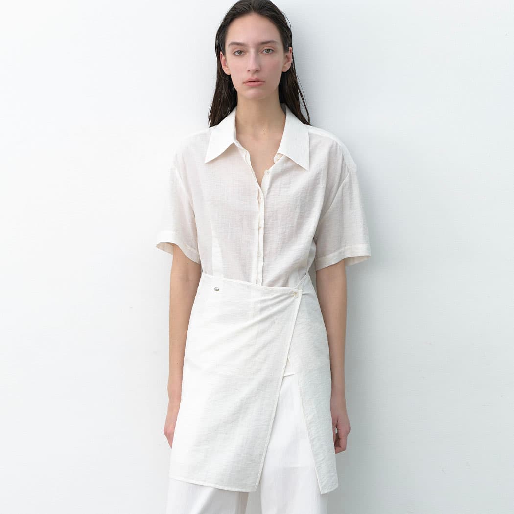 (BL-4328)ROA LAYERD SKIRT SHIRT S