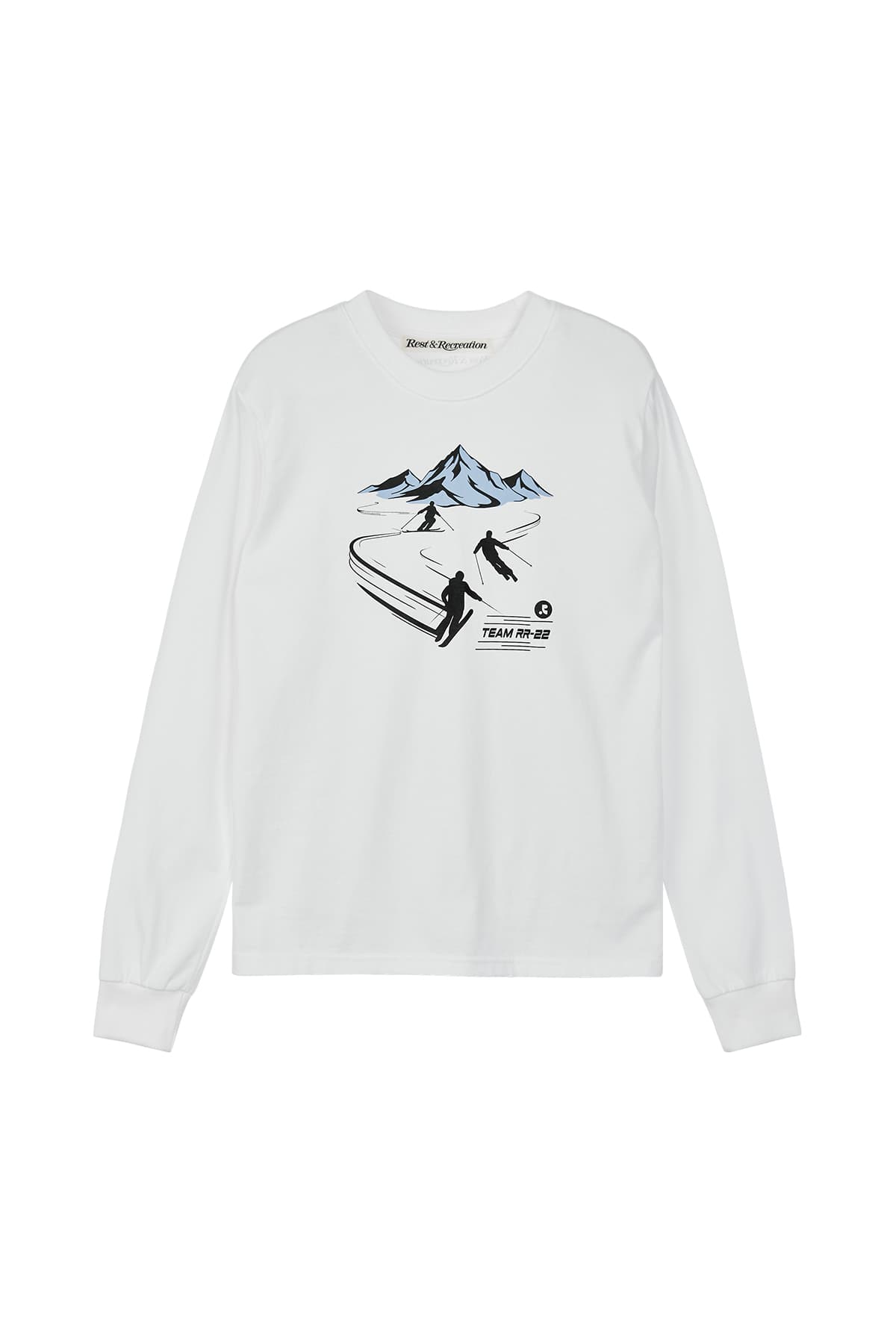 22 TEAM GRAPHIC LONG SLEEVE T-SHIRT - WHITE