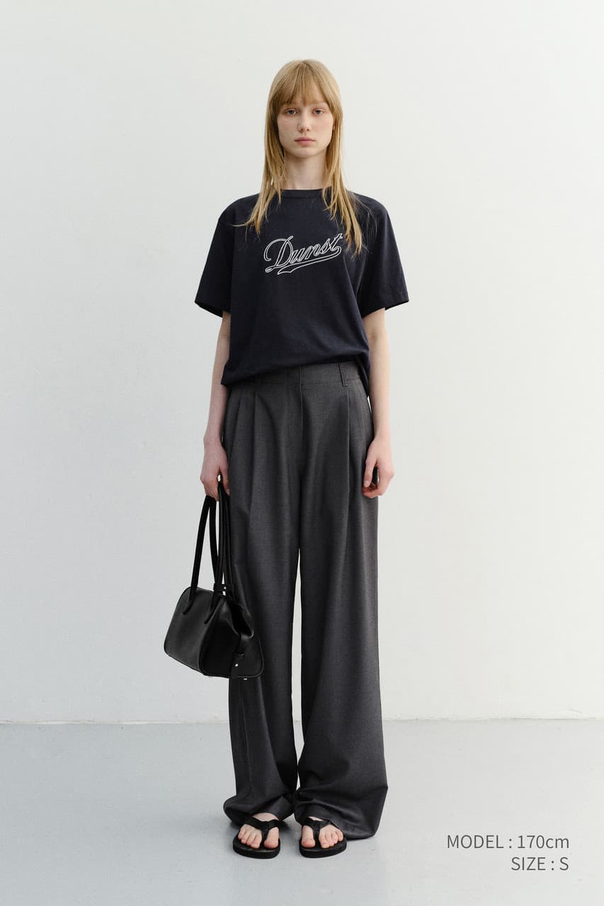 UNISEX CHAIN LOGO T-SHIRT NAVY_UDTS6B131N2