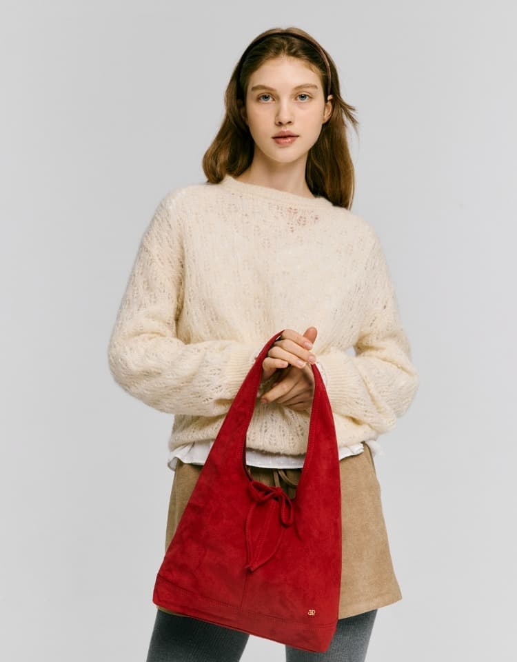 pino bag (suede) - red (M)