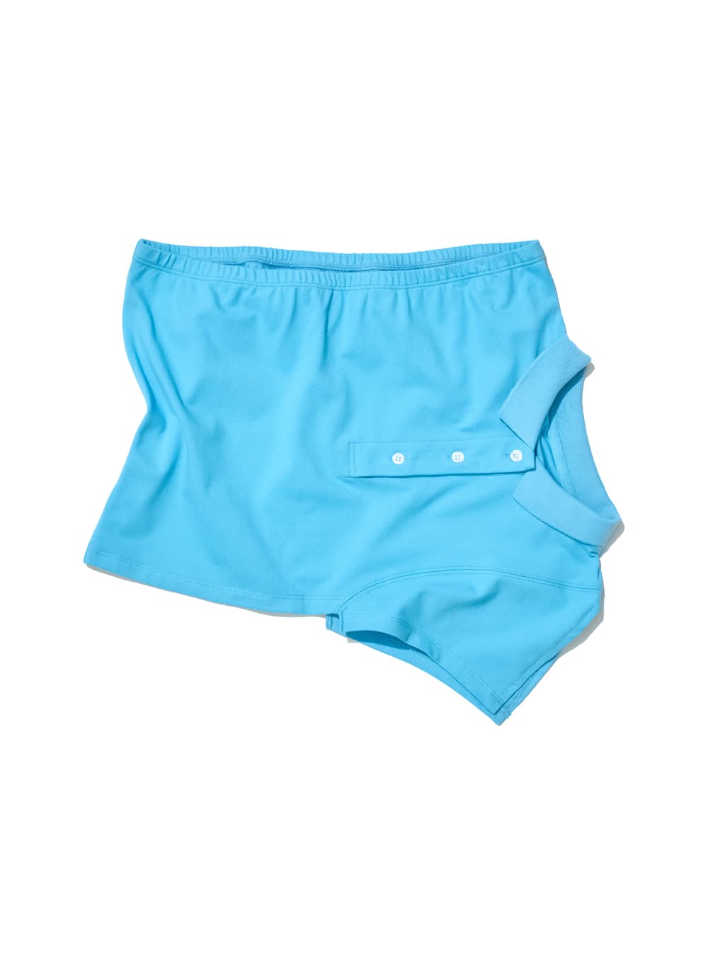 REWORKED POLO MINI SKIRT_BLUE