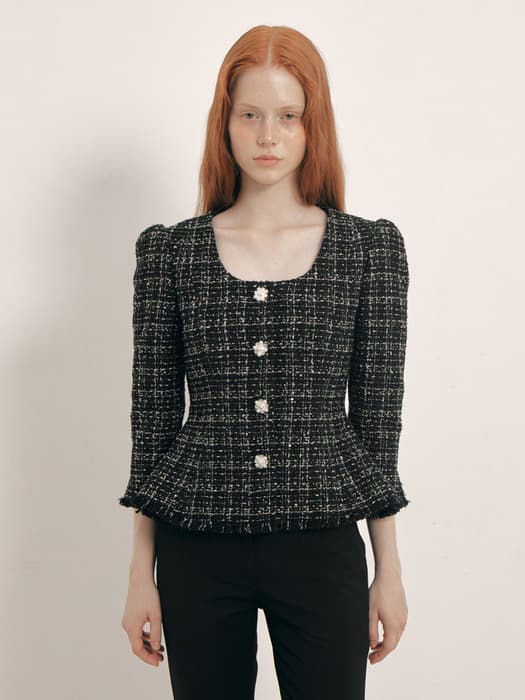 Etoile Peplum Jacket(Black)