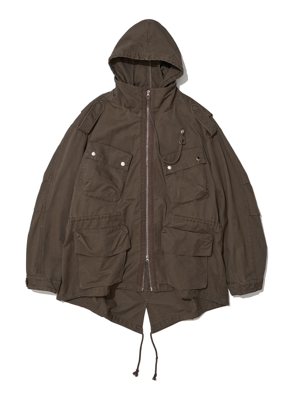 2 IN 1 WASHED M65 FIELD JACKET_BROWN