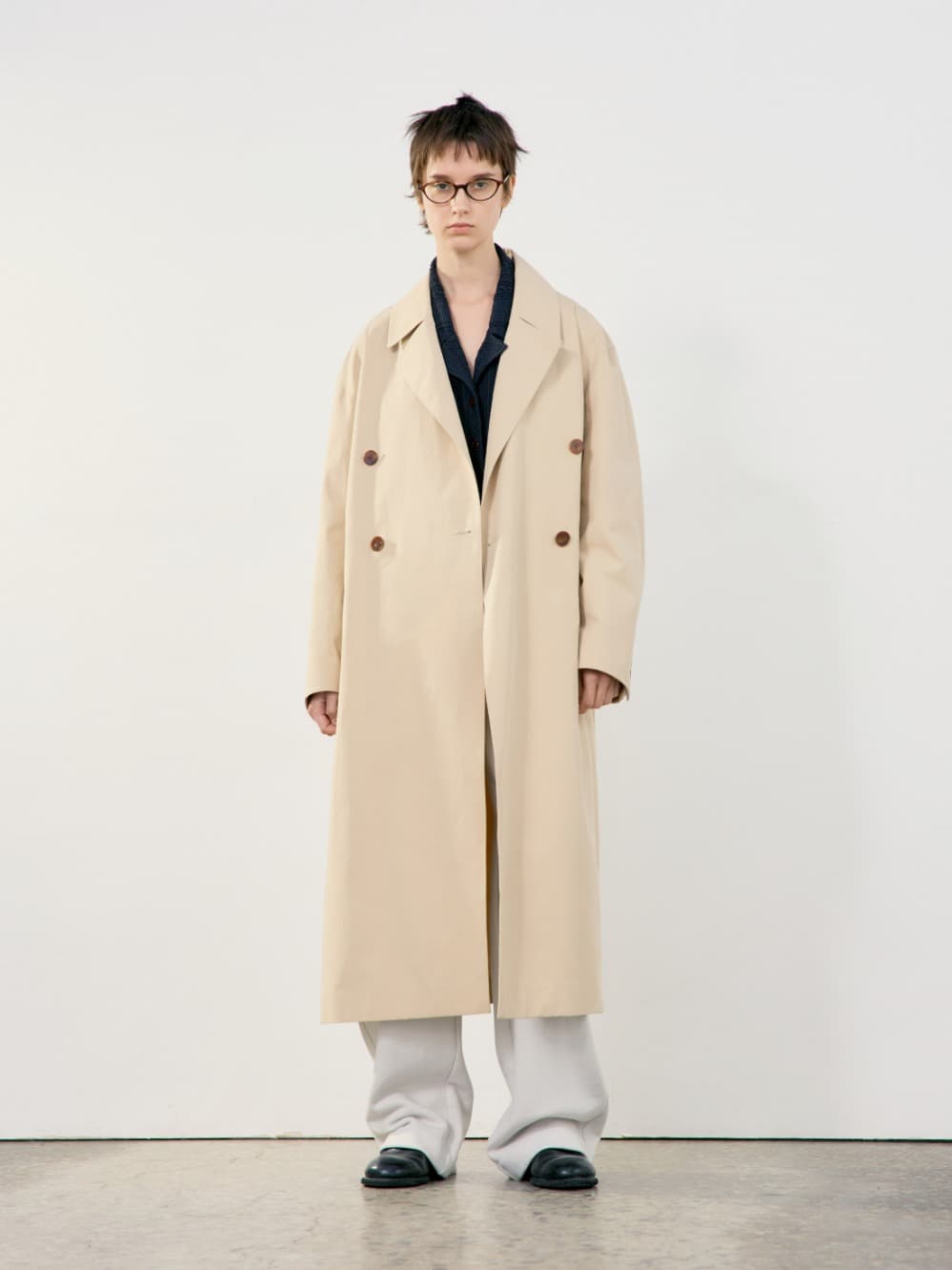 Double Trench Coat_Beige
