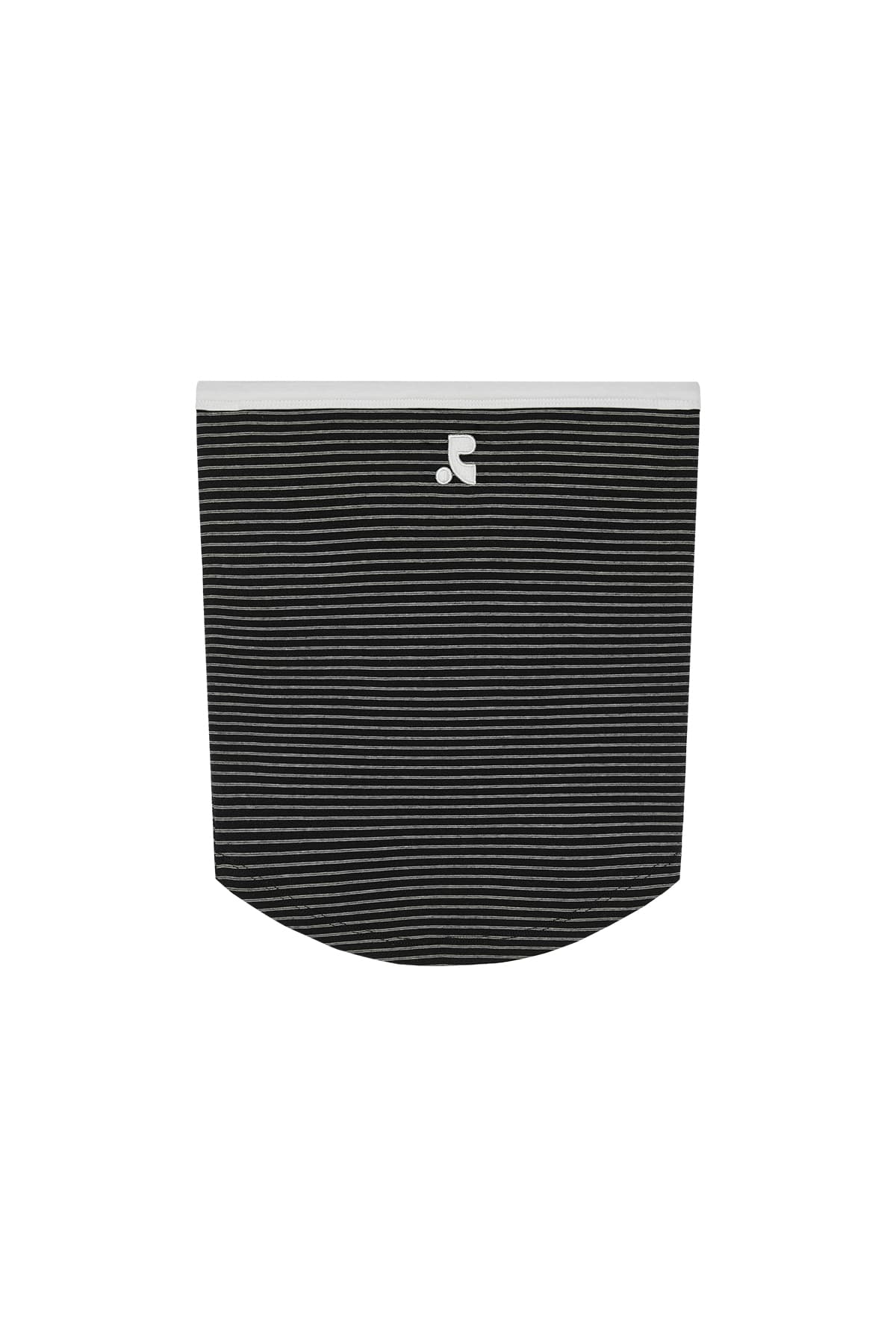 STRIPE TUBE TOP - BLACK